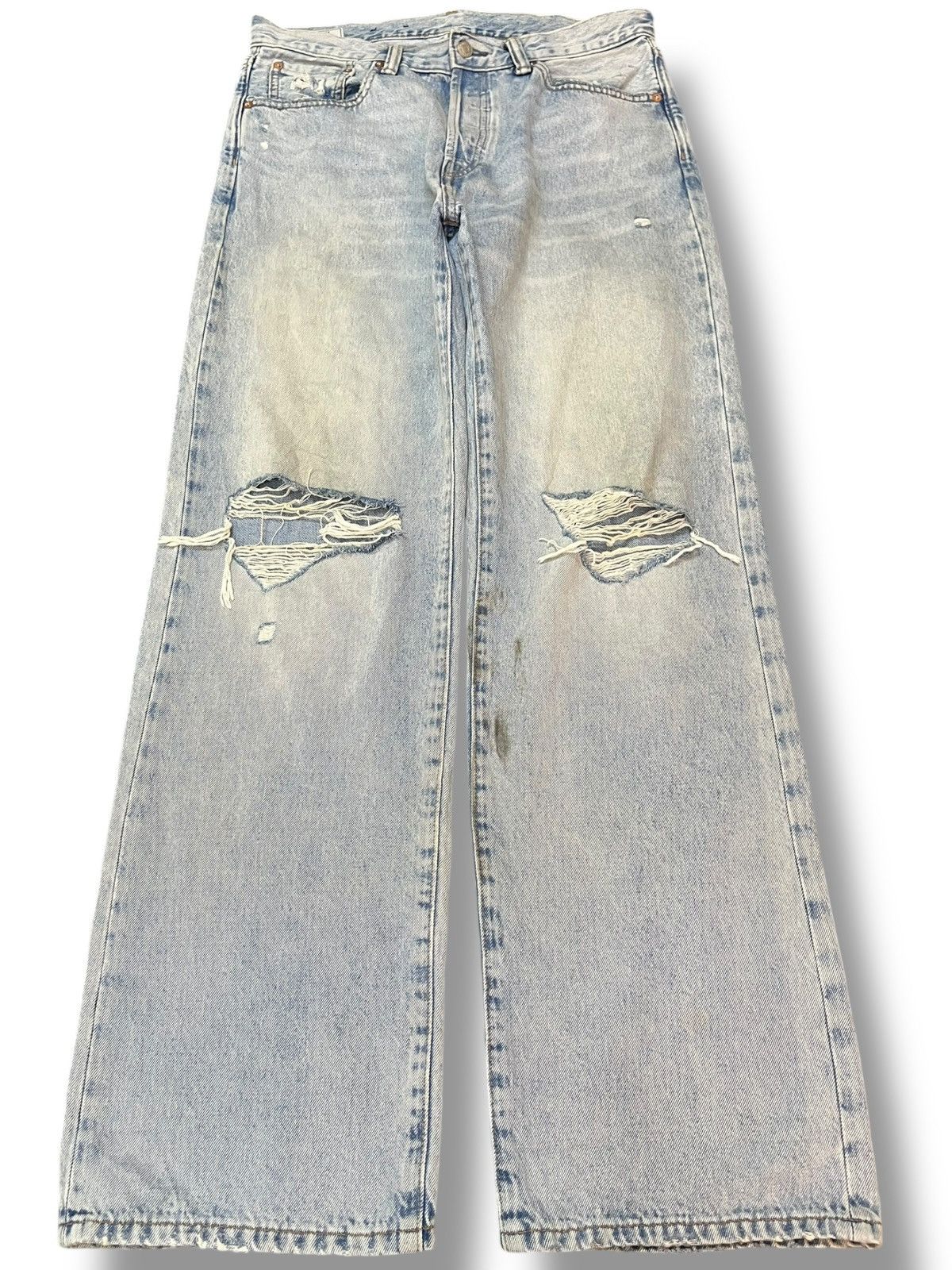 Gap × Vintage Vintage Gap Baggy Loose Faded Distressed Denim Size US 32 / EU 48 - 1 Thumbnail