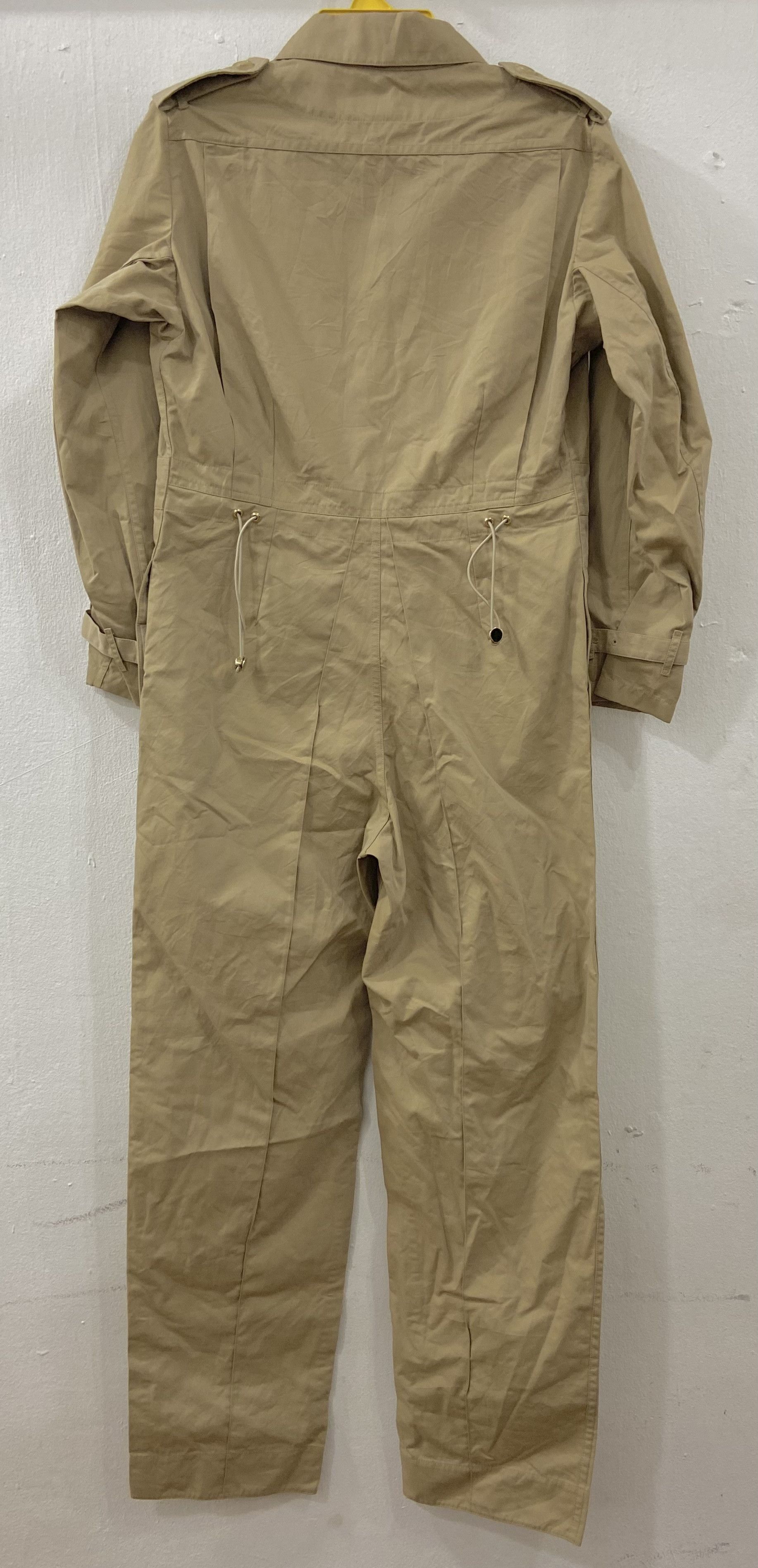 Burberry Prorsum BURBERRY GABARDINE cotton JUMPSUIT kHAKIS Size L / US 10 / IT 46 - 2 Thumbnail