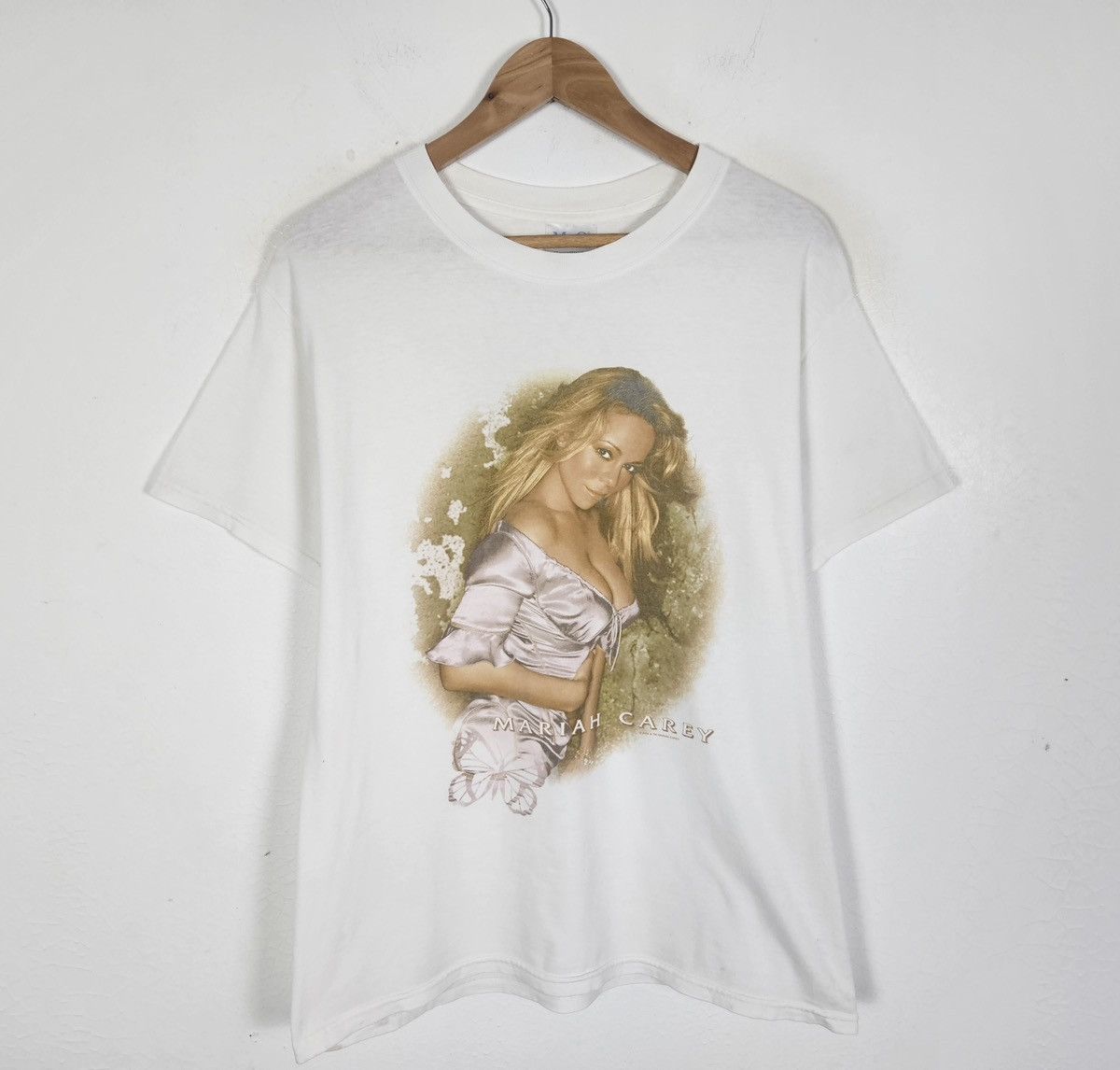 Band Tees Vintage Mariah Carey Chambracelet 2003 Tour Tee shirt Size US M / EU 48-50 / 2 - 3 Thumbnail