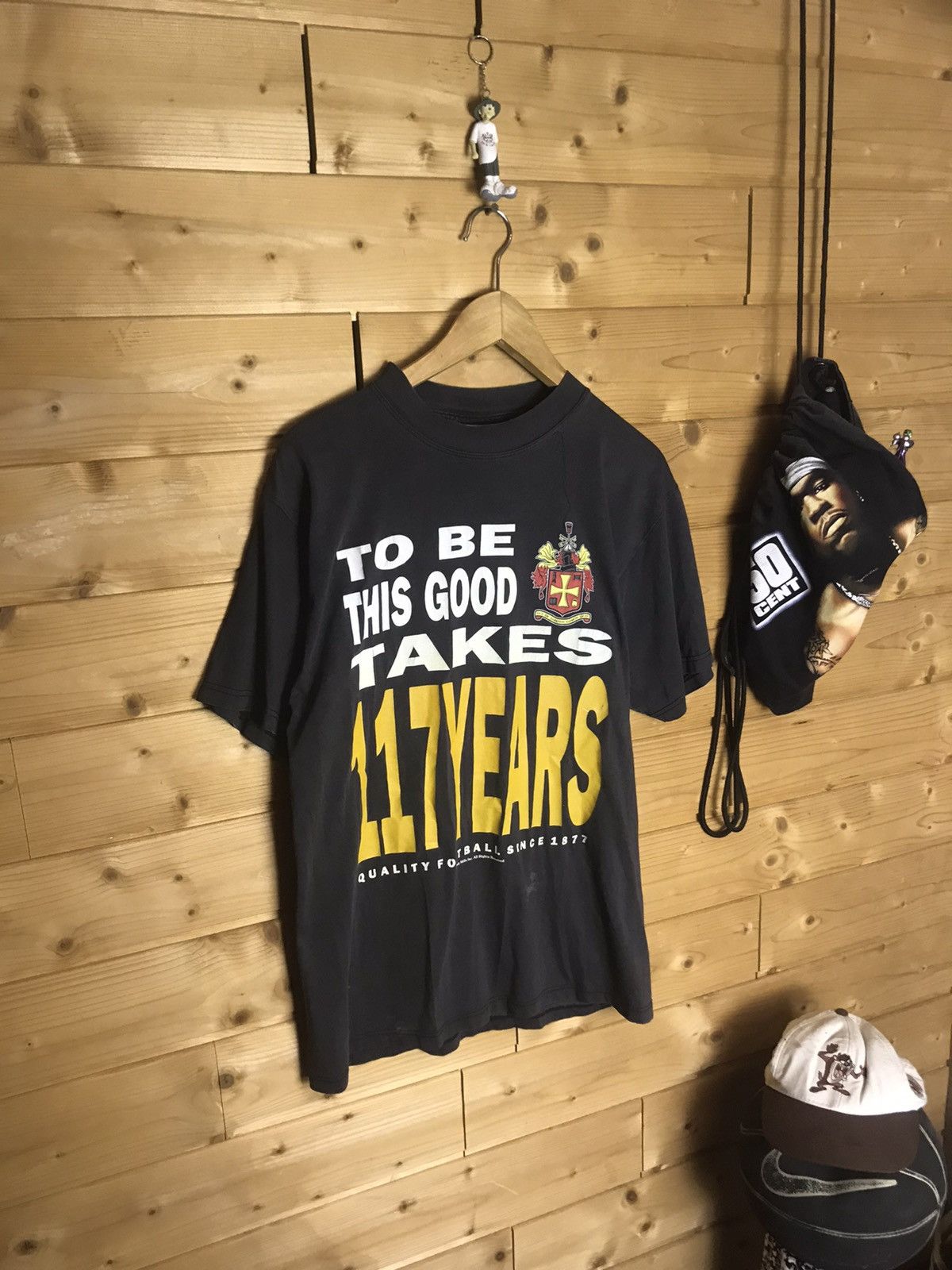 Nutmeg Vintage 90s Nutmeg Wolverhampton soccer t e Size US M / EU 48-50 / 2 - 1 Thumbnail