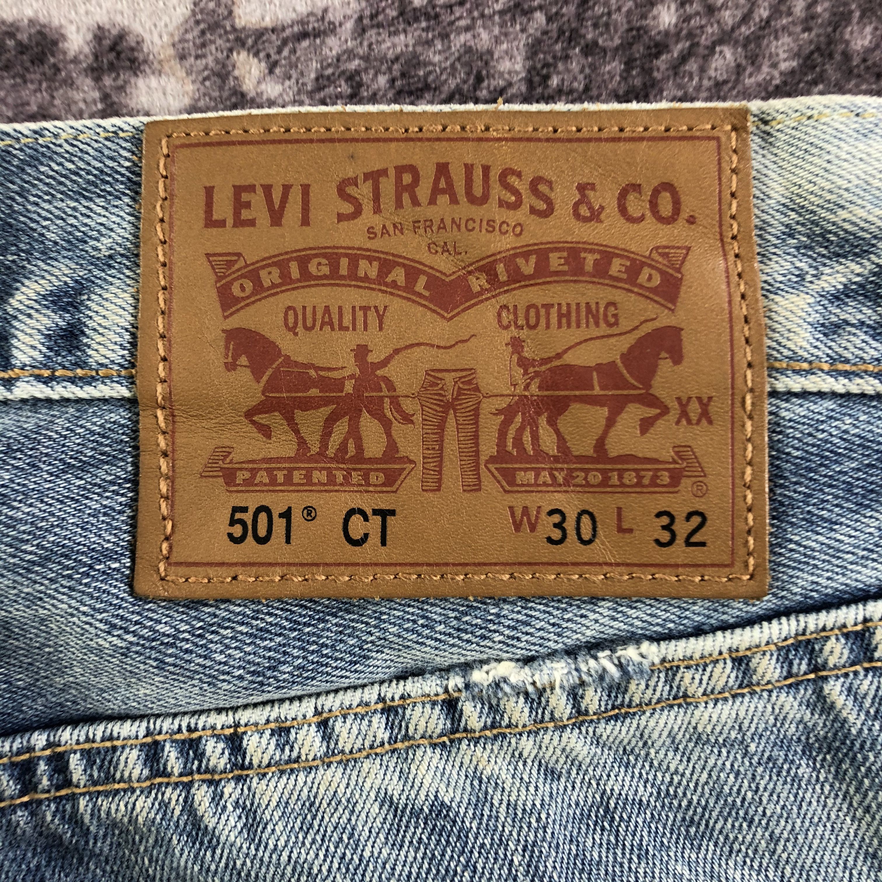Levi's Vintage Blue Wash Levis 501 Jeans-JM3322 Size US 32 / EU 48 - 6 Thumbnail