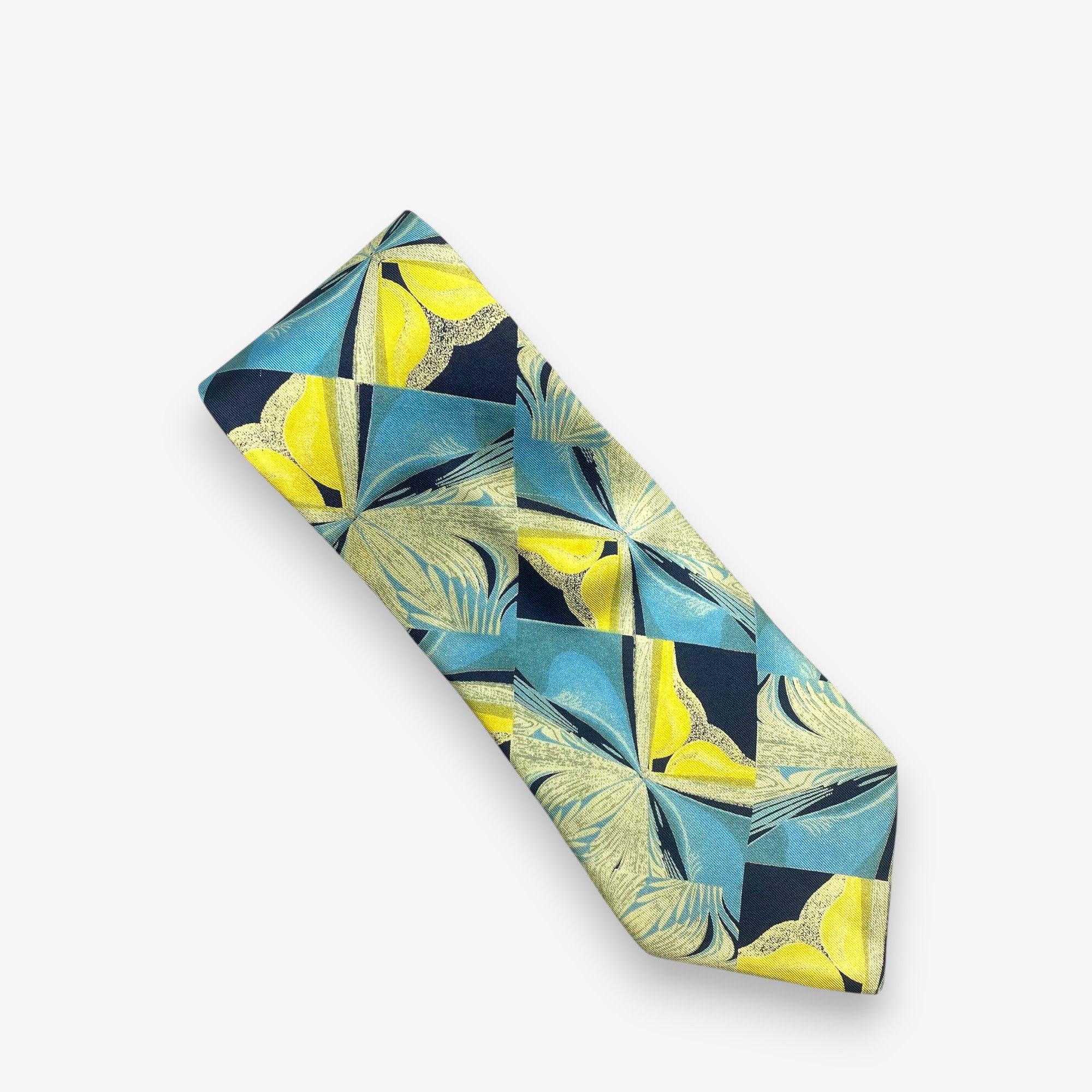 Trussardi Vintage Trussardi SILK Necktie Cravate Pure Silk Neck Tie Size ONE SIZE - 2 Thumbnail
