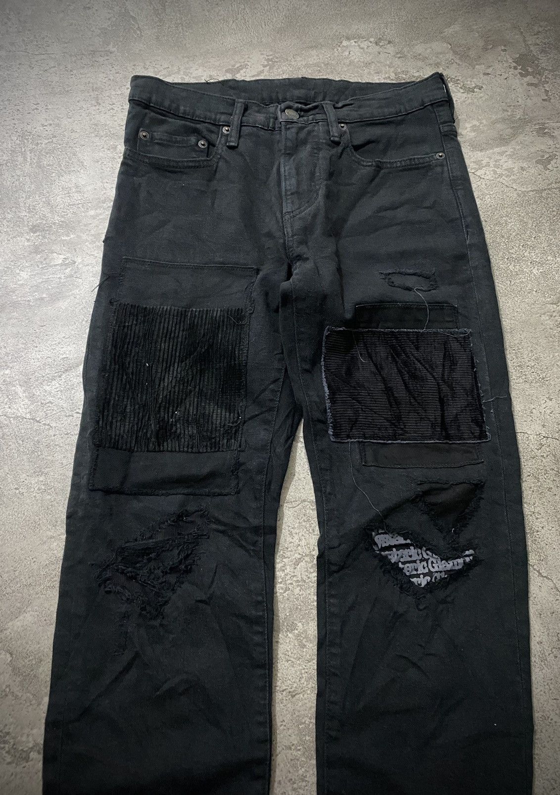 Hysteric Glamour Hysteric Glamour distressed patchwork jeans Size US 29 - 4 Thumbnail