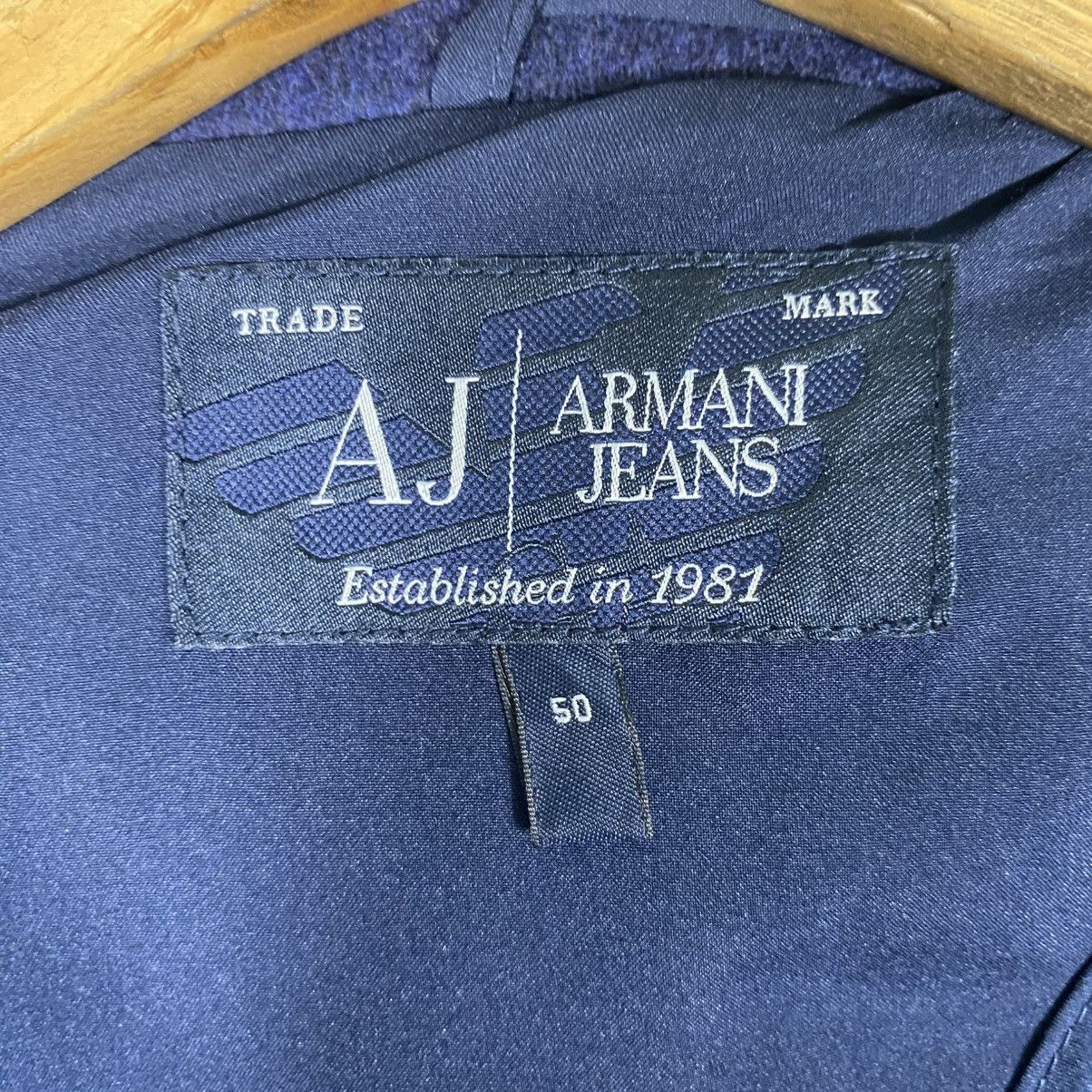 Armani Armani Jeans Snap Button Balmacaan Coat Size 50 Blue Colour Size US M / EU 48-50 / 2 - 9 Thumbnail