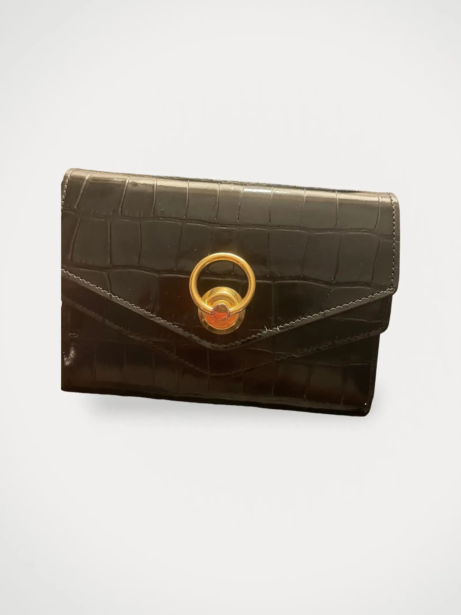 Mulberry Mulberry Amberley Medium Wallet Black Embossed Wallet Size ONE SIZE - 1 Thumbnail