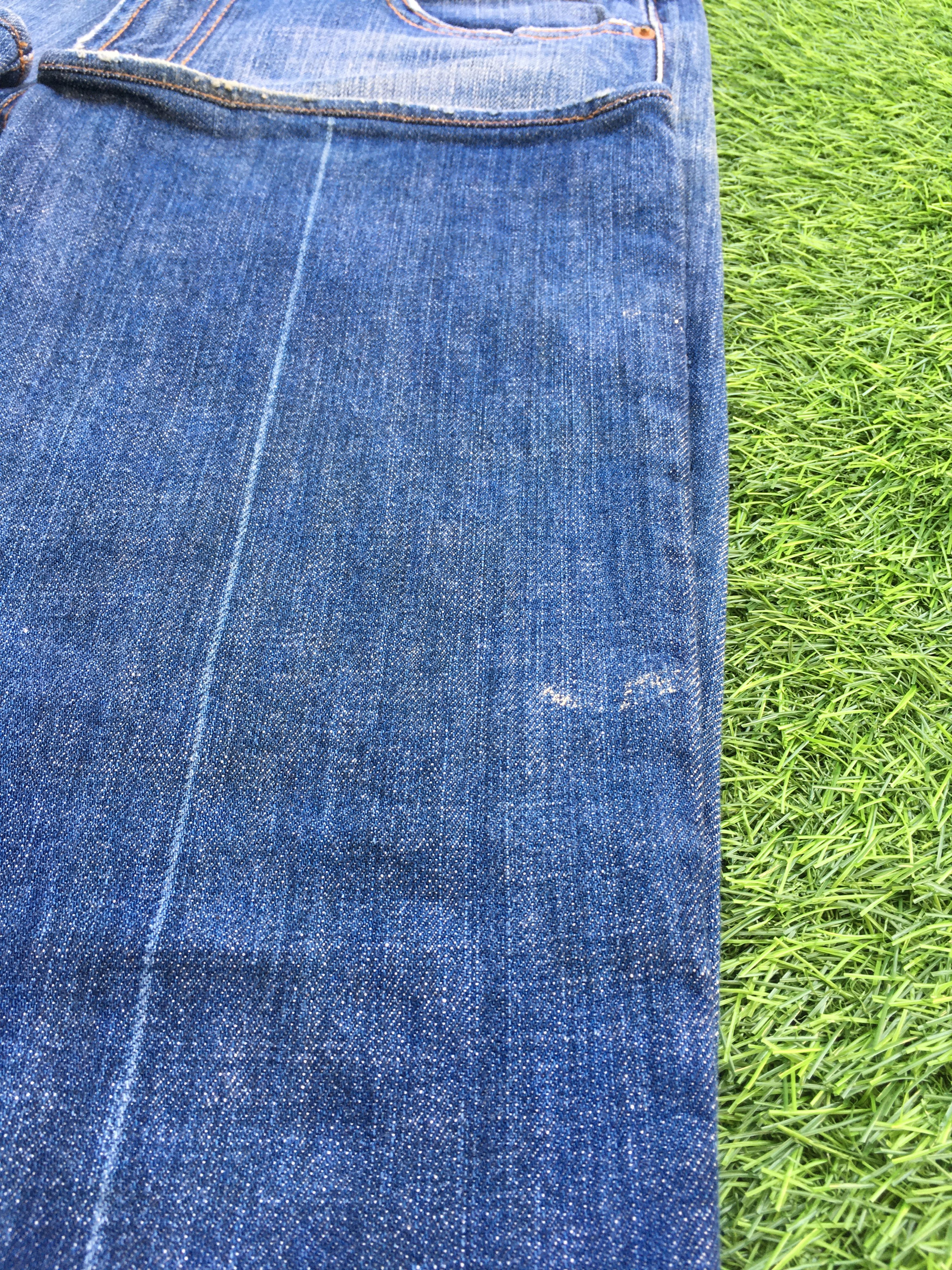 Designer × Jean Distressed Faded Blue Bootcut Jeans D-950 Size 28" / US 6 / IT 42 - 8 Thumbnail