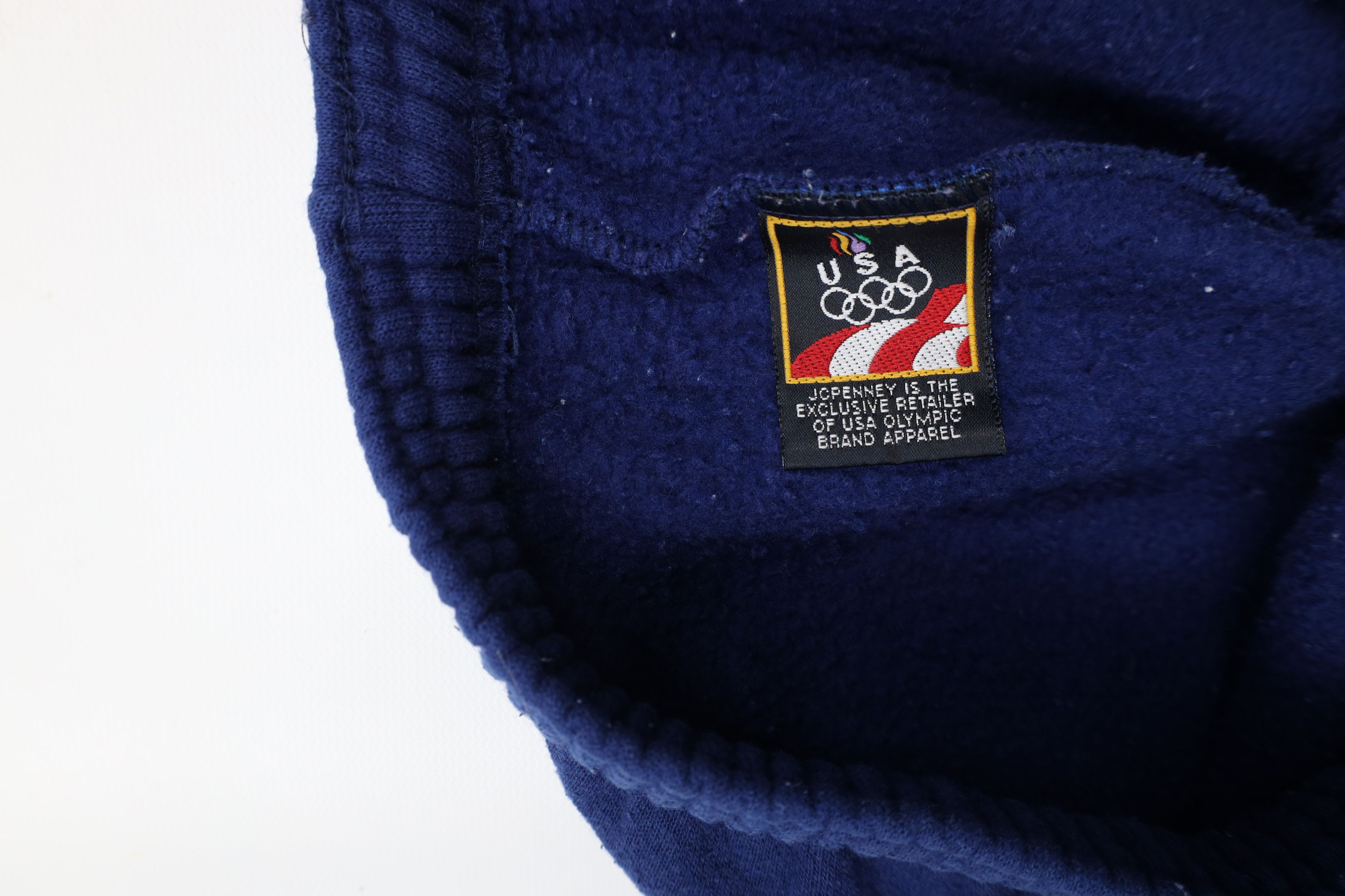 Vintage Vintage 90s USA Olympics Sweatpants Joggers Blue USA Size US 36 / EU 52 - 7 Thumbnail