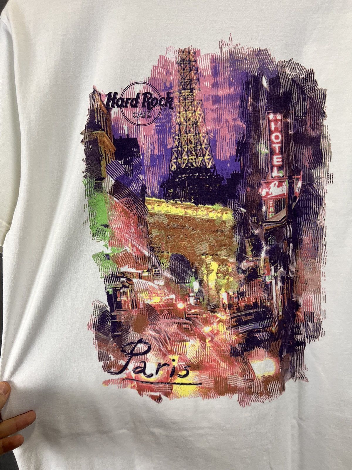 Hard Rock Cafe × Vintage Hard Rock Cafe Paris vintage tee Size US S / EU 44-46 / 1 - 7 Thumbnail