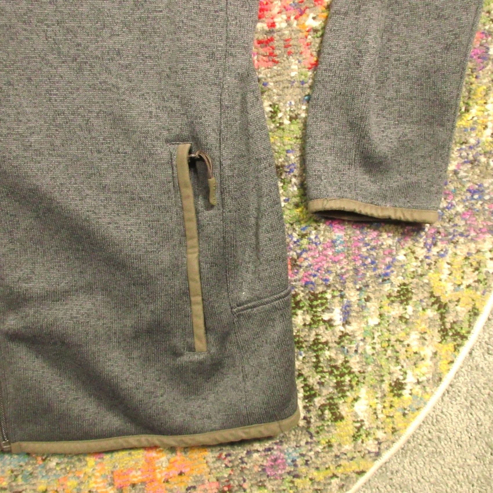 Vintage Natural Gear Fleece Jacket Mens 2XL Gray Full Zip Bomber Jacket Zip Pockets Stand-Up Collar NWT Size US XXL / EU 58 / 5 - 4 Thumbnail