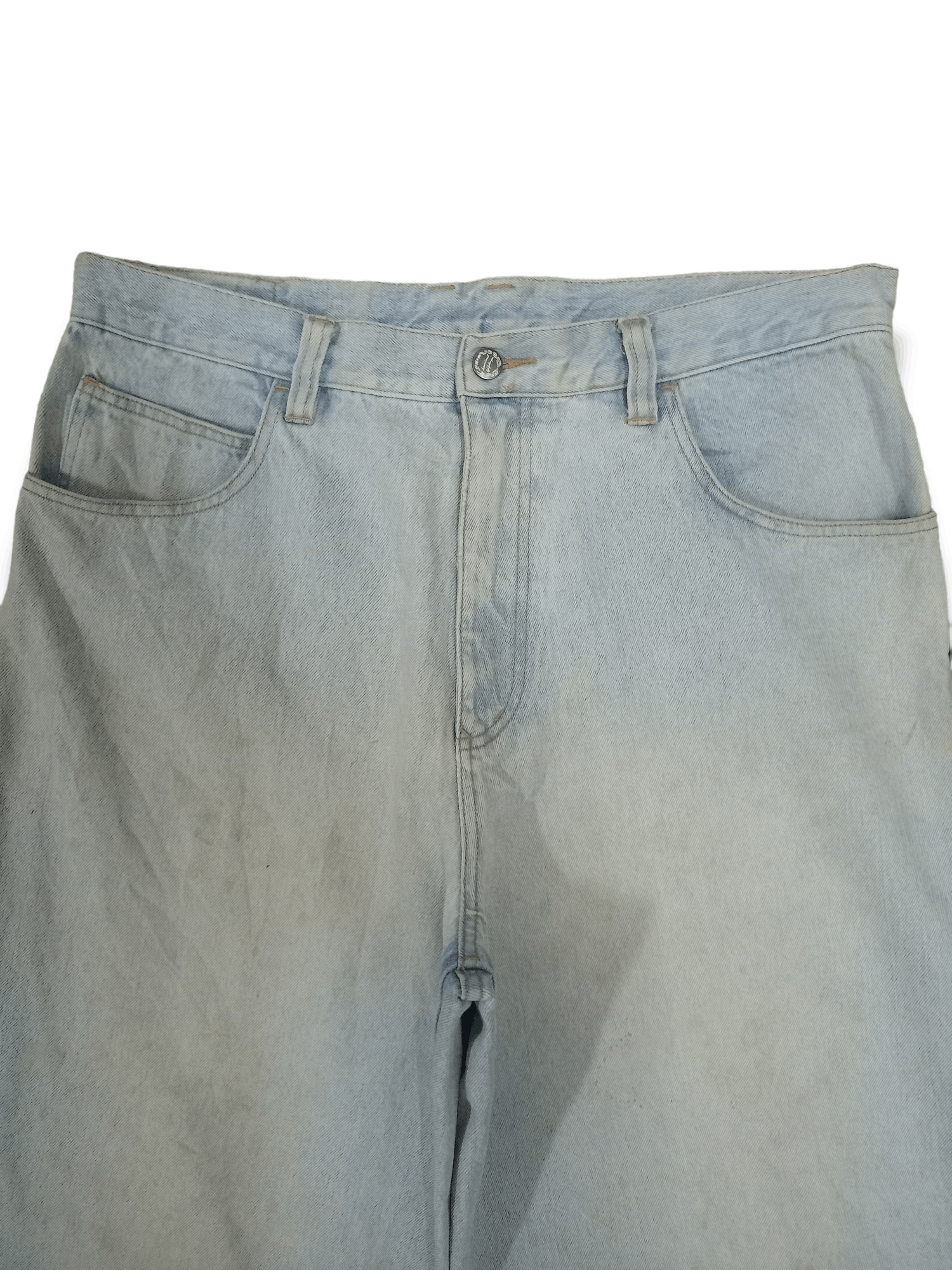 Japanese Brand Vintage Japanese Brand Dirt Washed Distressed Baggy Jeans Size US 36 / EU 52 - 4 Thumbnail