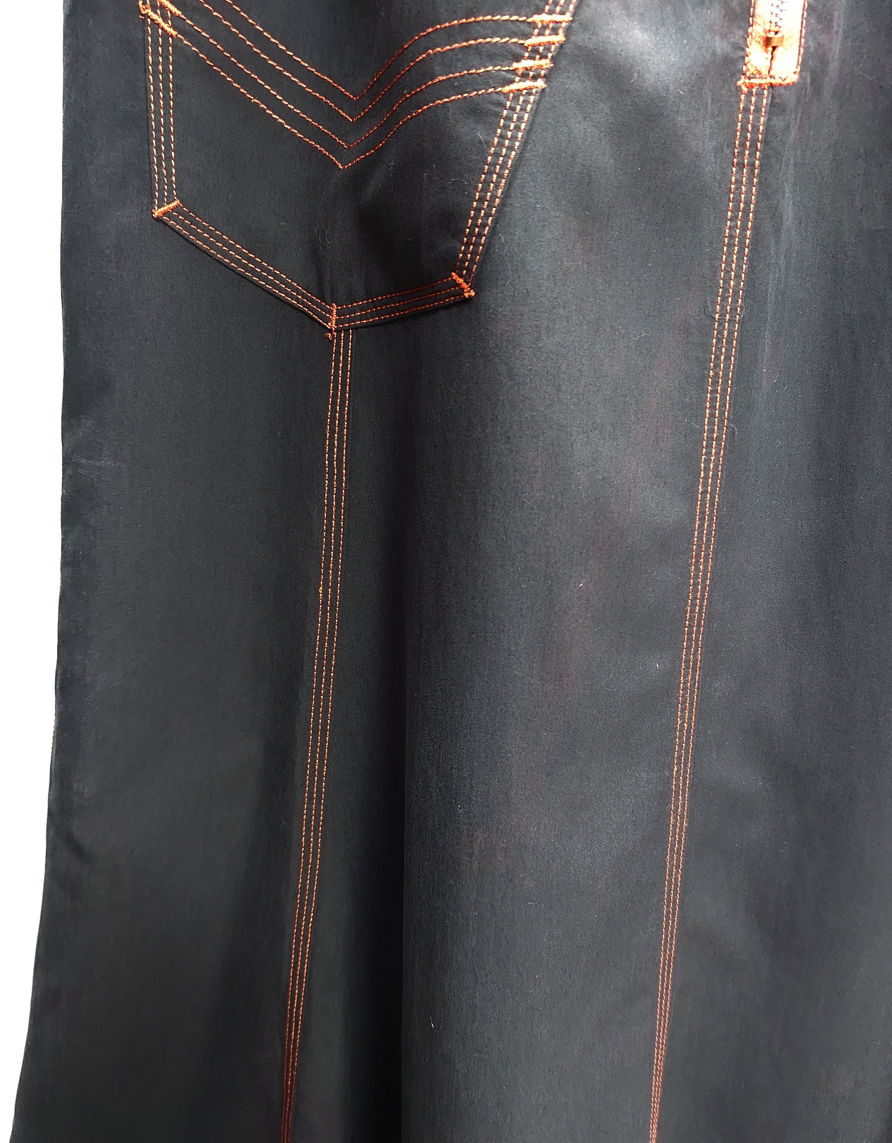 Jean Paul Gaultier Jean Paul Gaultier Vintage Contrast Stitch Skirt Size 32" / US 10 / IT 46 - 11 Thumbnail