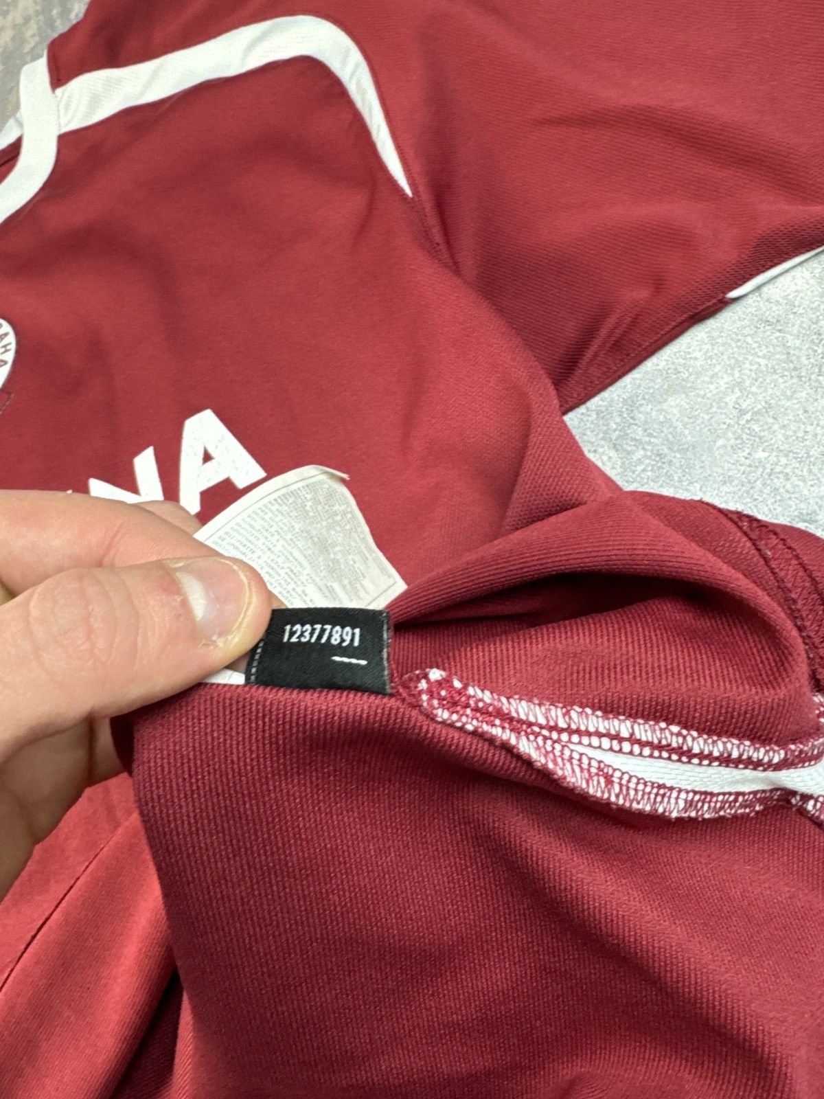 Nike AS Sparta Praha Prague 2005 Poborsky Football Soccer Jersey Size US XL / EU 56 / 4 - 10 Thumbnail
