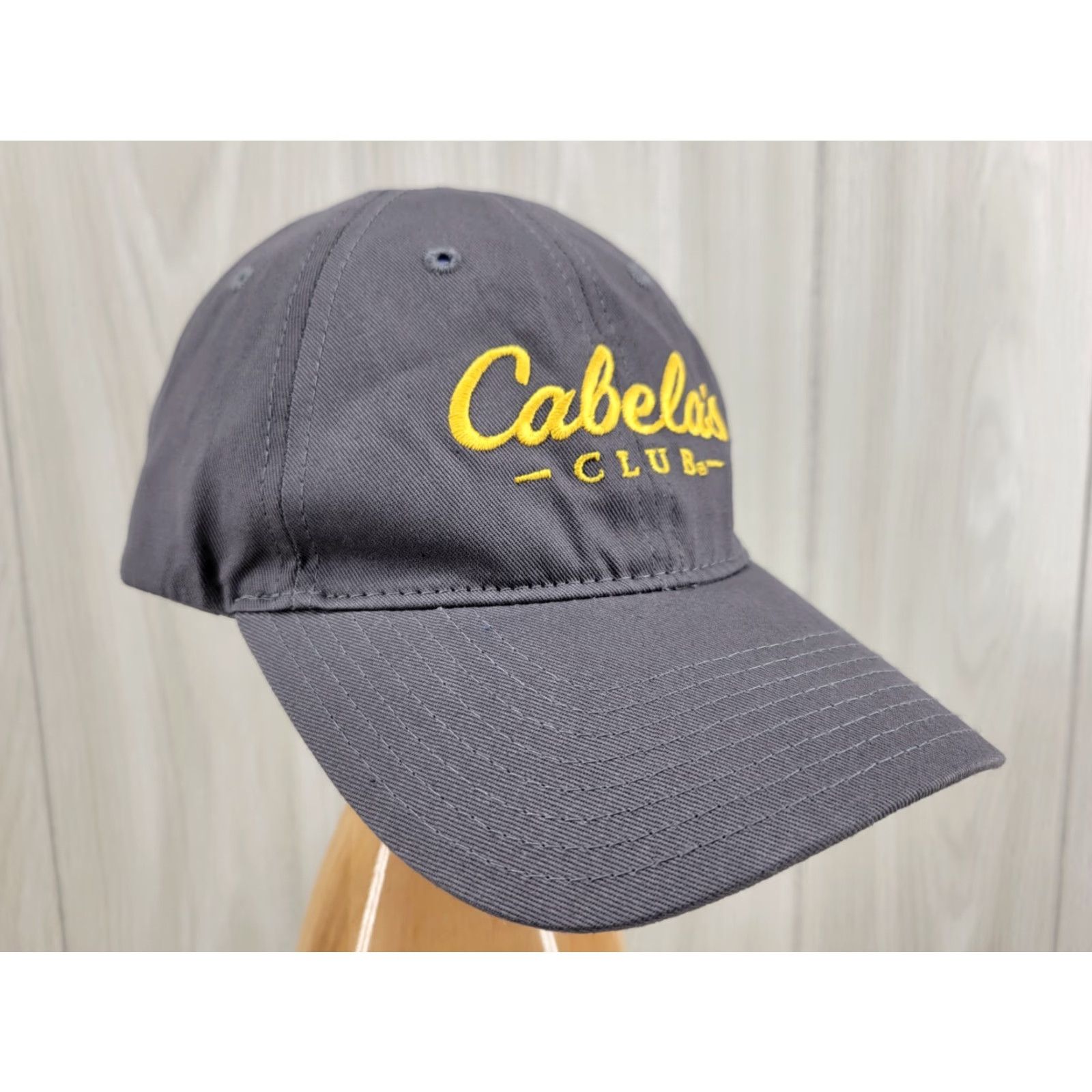 Vintage Cabela's Club Ball Cap Gray Adjustable One Size Fits Most Men Baseball Cap Hat Casual Mens Size ONE SIZE - 3 Thumbnail