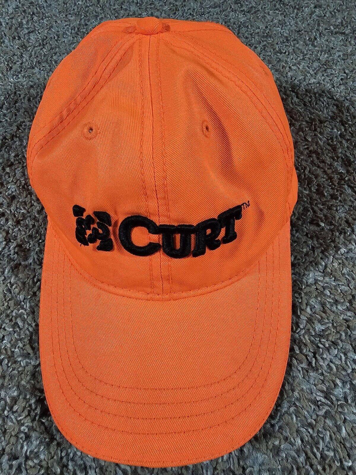 Designer CURT mfg Orange OSFA strapback Hat Size ONE SIZE - 2 Thumbnail