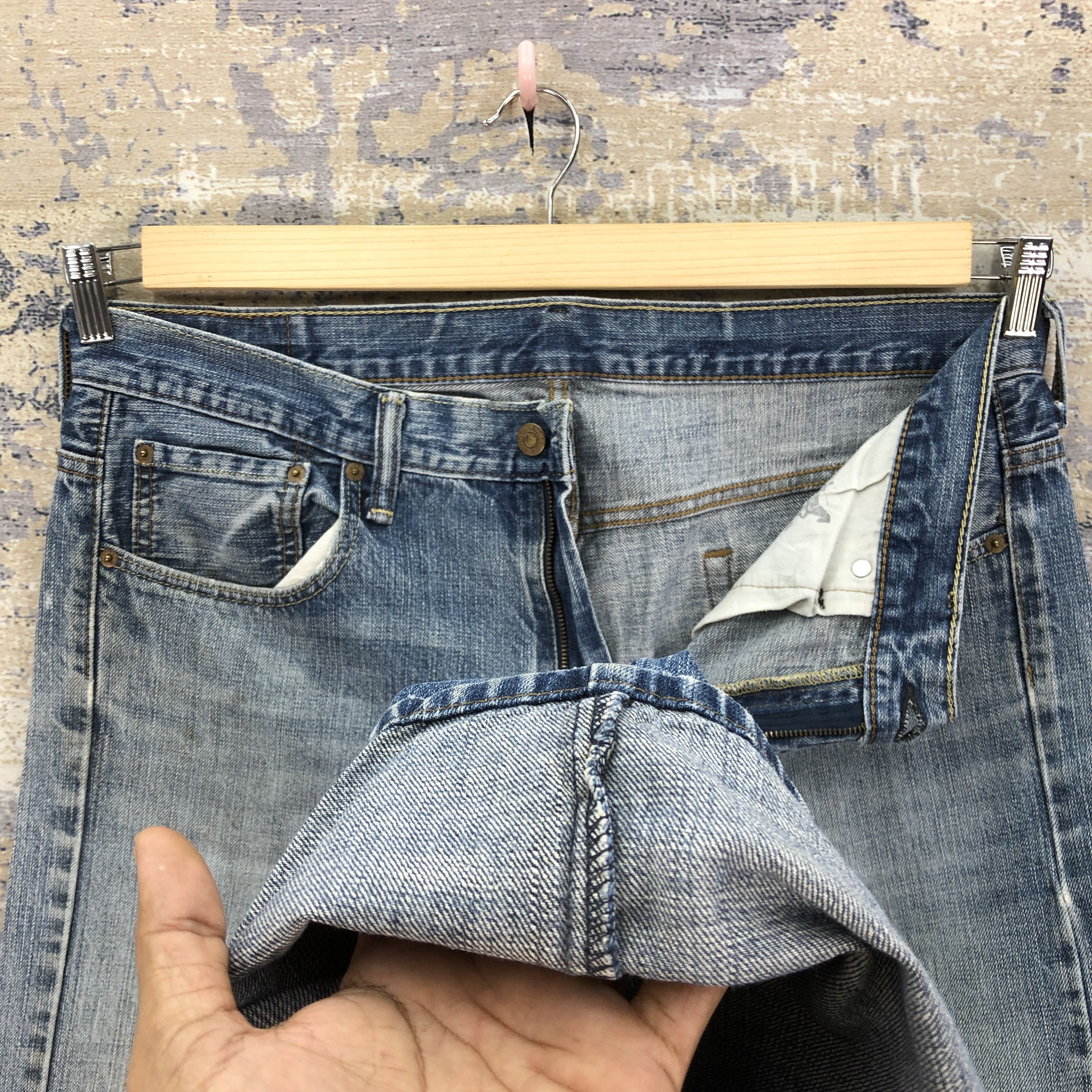 Levi's Vintage Levis 569 Baggy Denim Distressed Levi's Faded Jeans Size US 36 / EU 52 - 8 Thumbnail