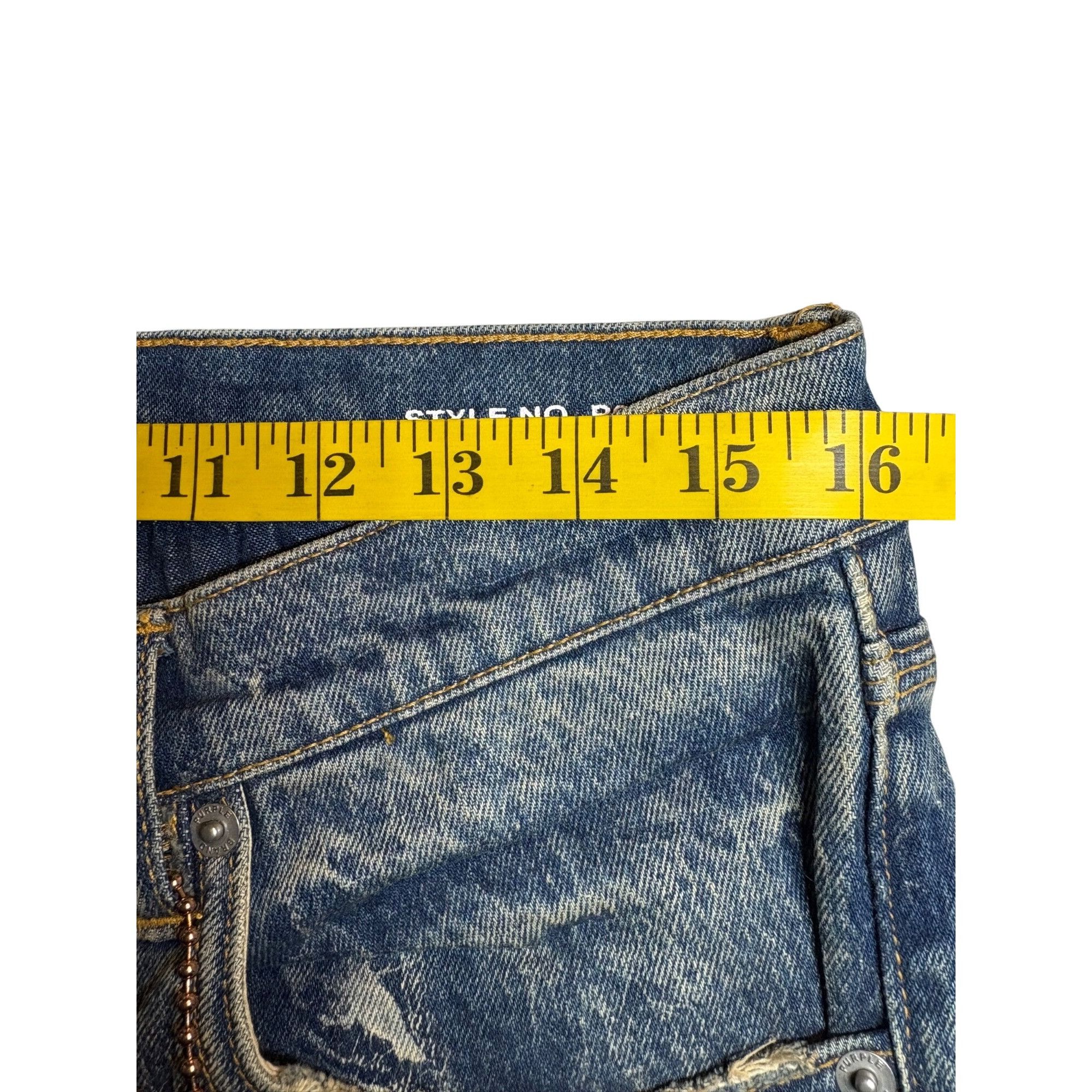 Purple Brand Purple Brand Men P001 Skinny fit Light Indigo Vintage Wash 3 Size US 32 / EU 48 - 8 Thumbnail