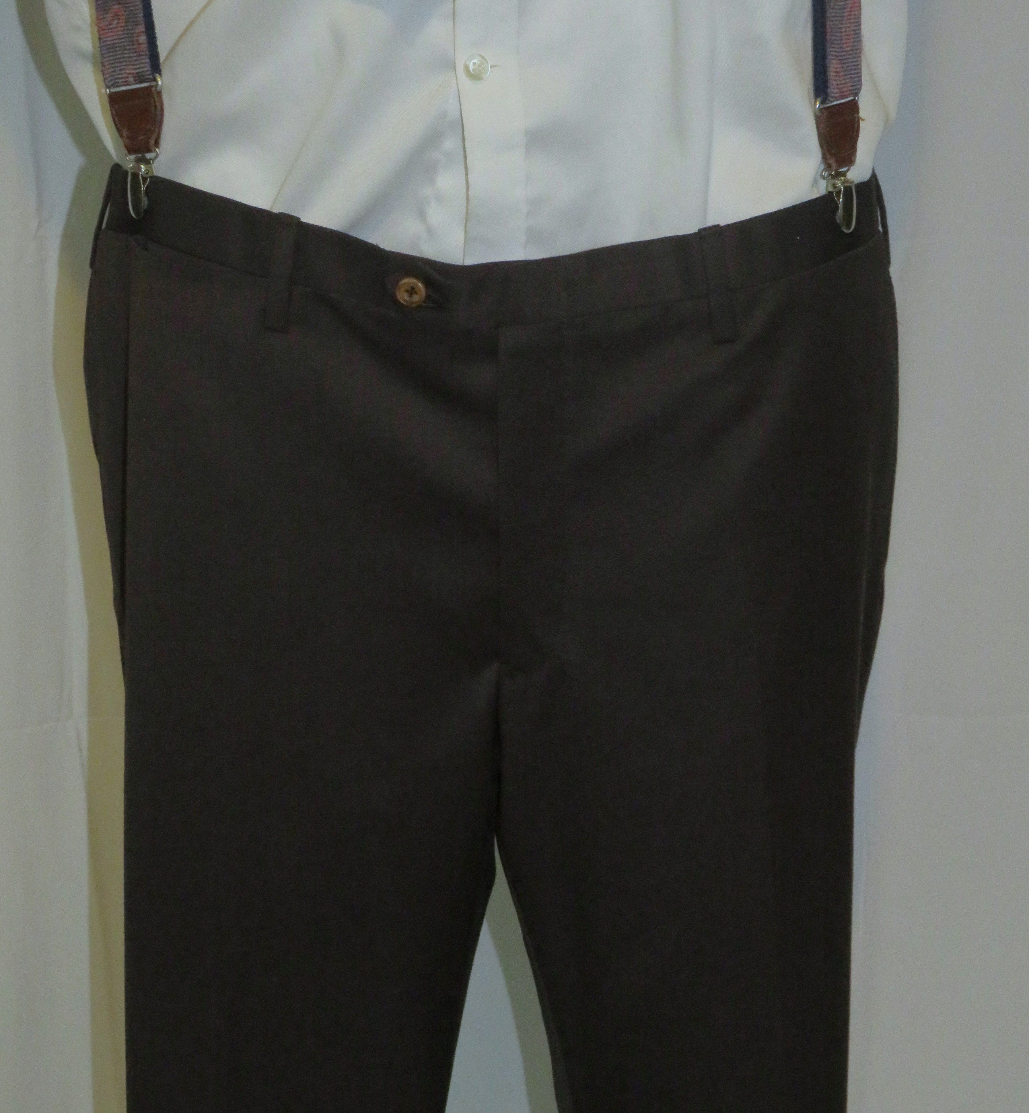 Kiton 14 Micron Super 180 Solid Brown Two Button Suit 48L NWT 8870 Size 48L - 14 Thumbnail