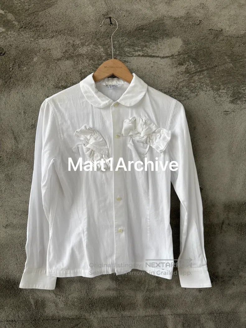 Comme des Garcons Comme Des Garcons Rose season bow shirt Size M / US 6-8 / IT 42-44 - 1 Thumbnail