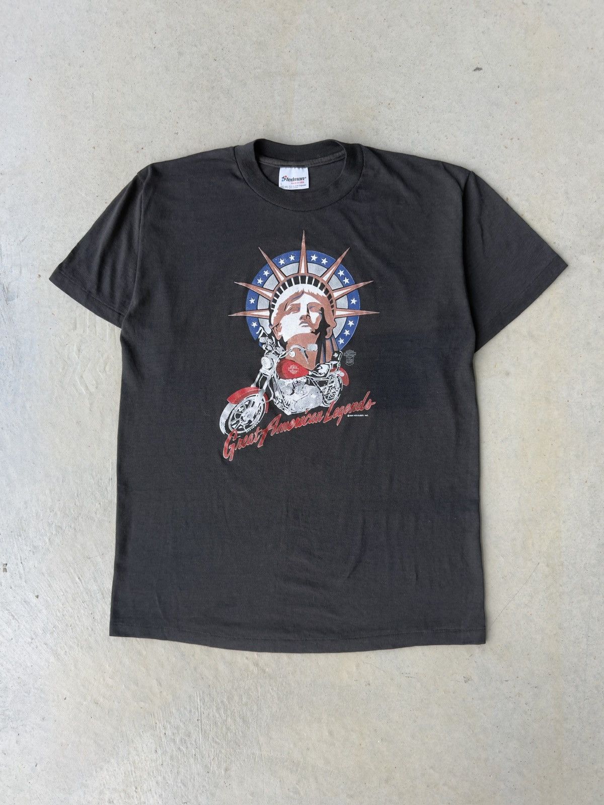 Harley Davidson Vintage 80’s Harley Davidson “ Great American Legends “ Tee Size US M / EU 48-50 / 2 - 1 Thumbnail