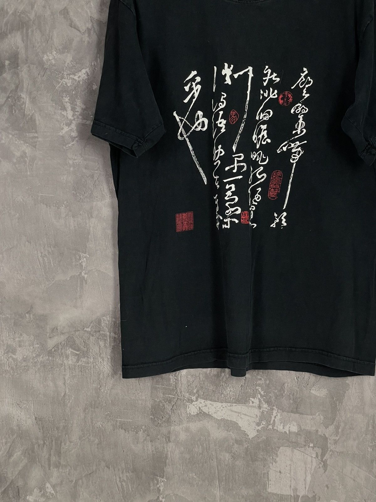 Japanese Brand × Vintage Vintage 00s Japanese Design Unique T shirt Size US XL / EU 56 / 4 - 5 Thumbnail