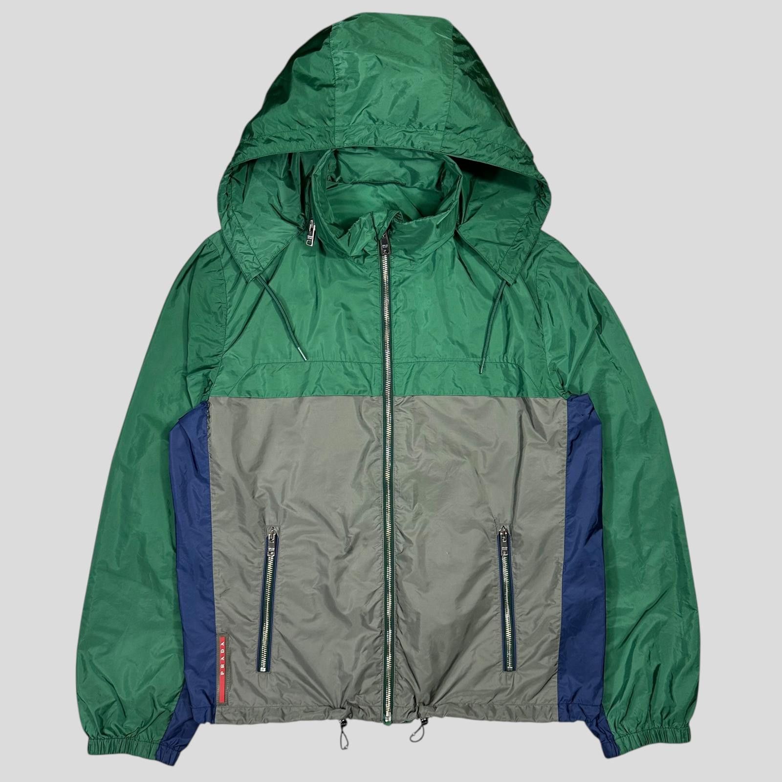 Prada Prada 2017 Logo Tri-colour Nylon Windbreaker Jacket IT50 (L) Size US L / EU 52-54 / 3 - 1 Thumbnail