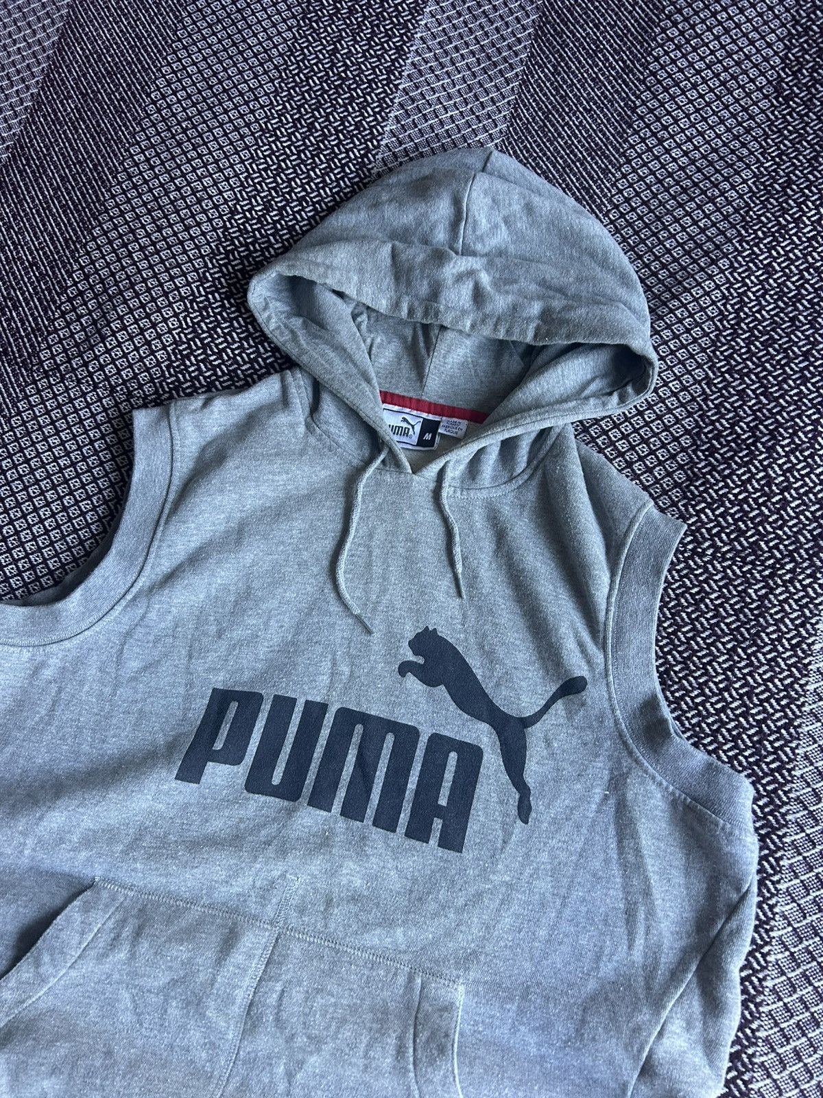 Puma Puma Vintage Vest Grey Hoodie Unisex Sportswear Size Medium Size US M / EU 48-50 / 2 - 4 Thumbnail