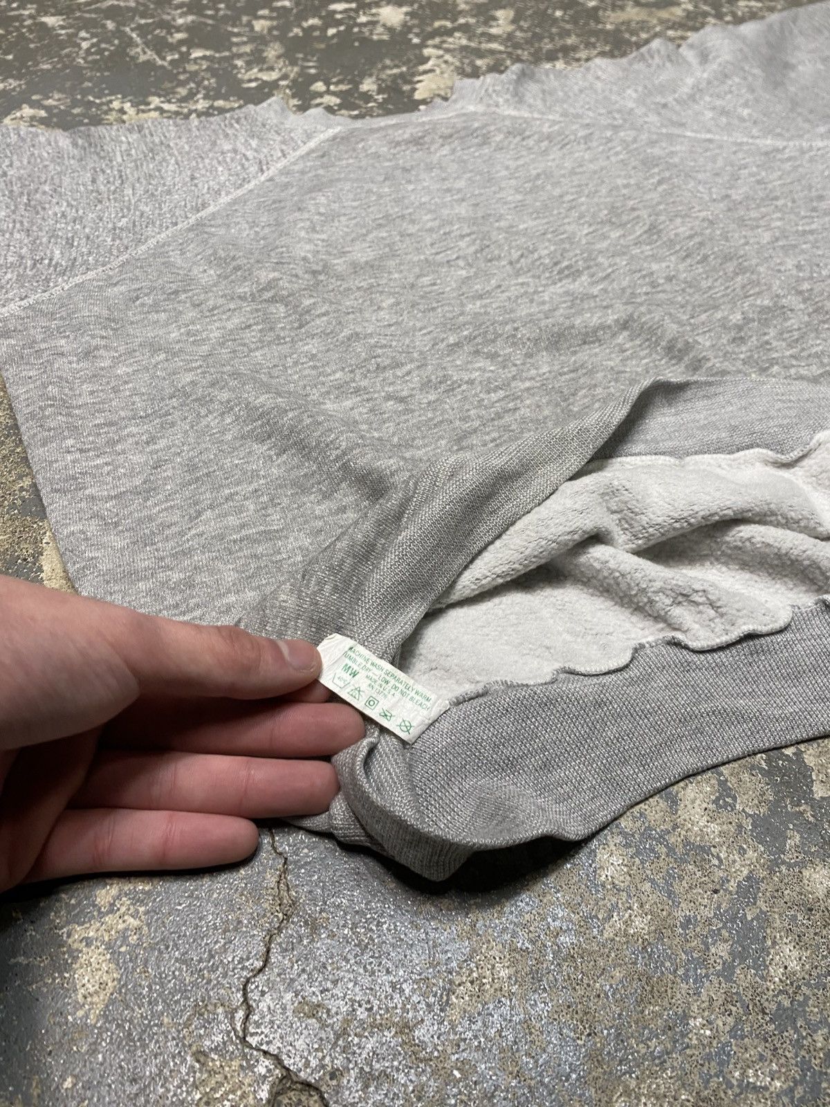 Vintage True Vintage Blank Grey 70s Crewneck Sweatshirt Size US M / EU 48-50 / 2 - 5 Thumbnail