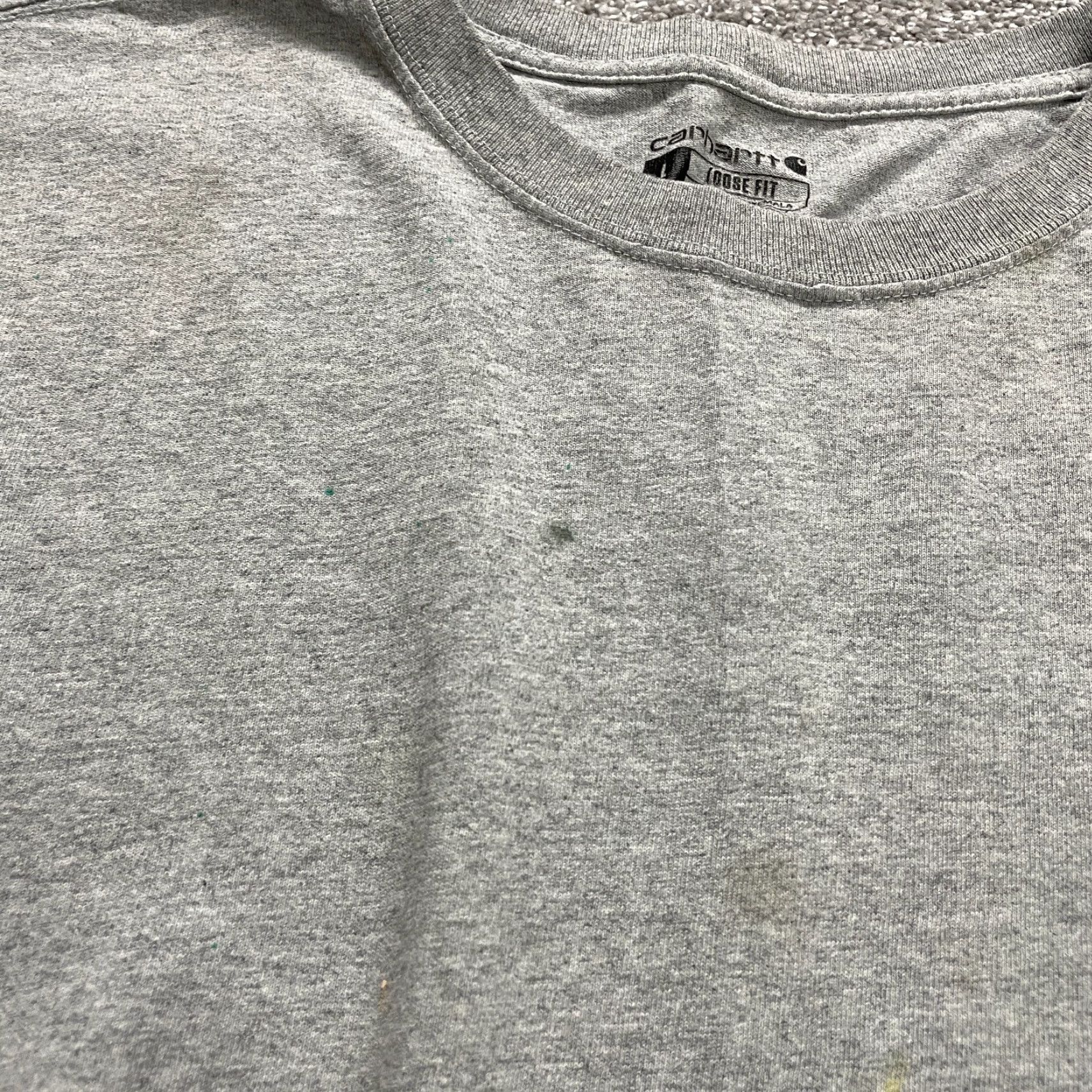Carhartt VINTAGE Carhartt Loose Fit Long Sleeve Tee Mens Large Gray Crew Neck Long Sleeve T-Shirt Size US L / EU 52-54 / 3 - 5 Thumbnail