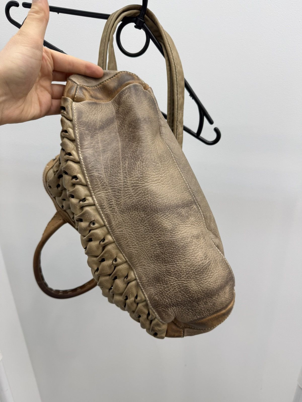 Vintage Reptiles House Leather Handbag Size ONE SIZE - 4 Thumbnail