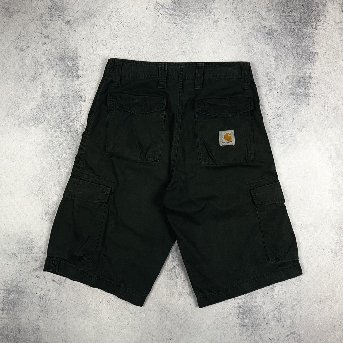 Vintage Carhartt cargo faded thrift bermuda shorts 90’s