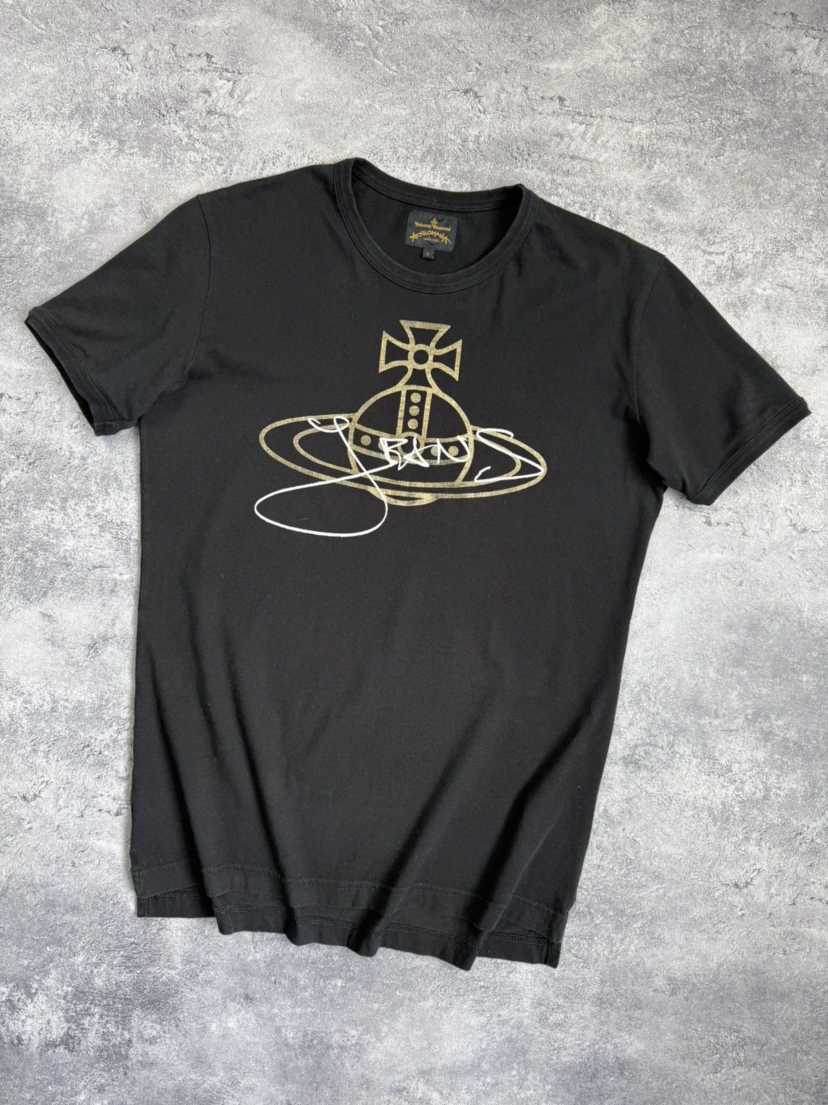 Vivienne Westwood Vintage Vivienne Westwood Anglomania Big Logo T-Shirt Size US L / EU 52-54 / 3 - 3 Thumbnail