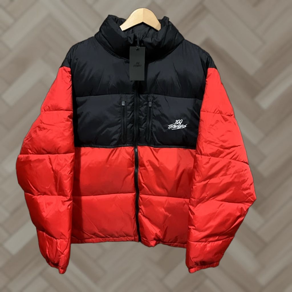 100 Thieves 100 Thieves Jacket XL Red/Black Puffer Zip Full Zip Logo Mens 100 Thieves FW22 NWT Winter Casual Size XL Size US XL / EU 56 / 4 - 1 Thumbnail