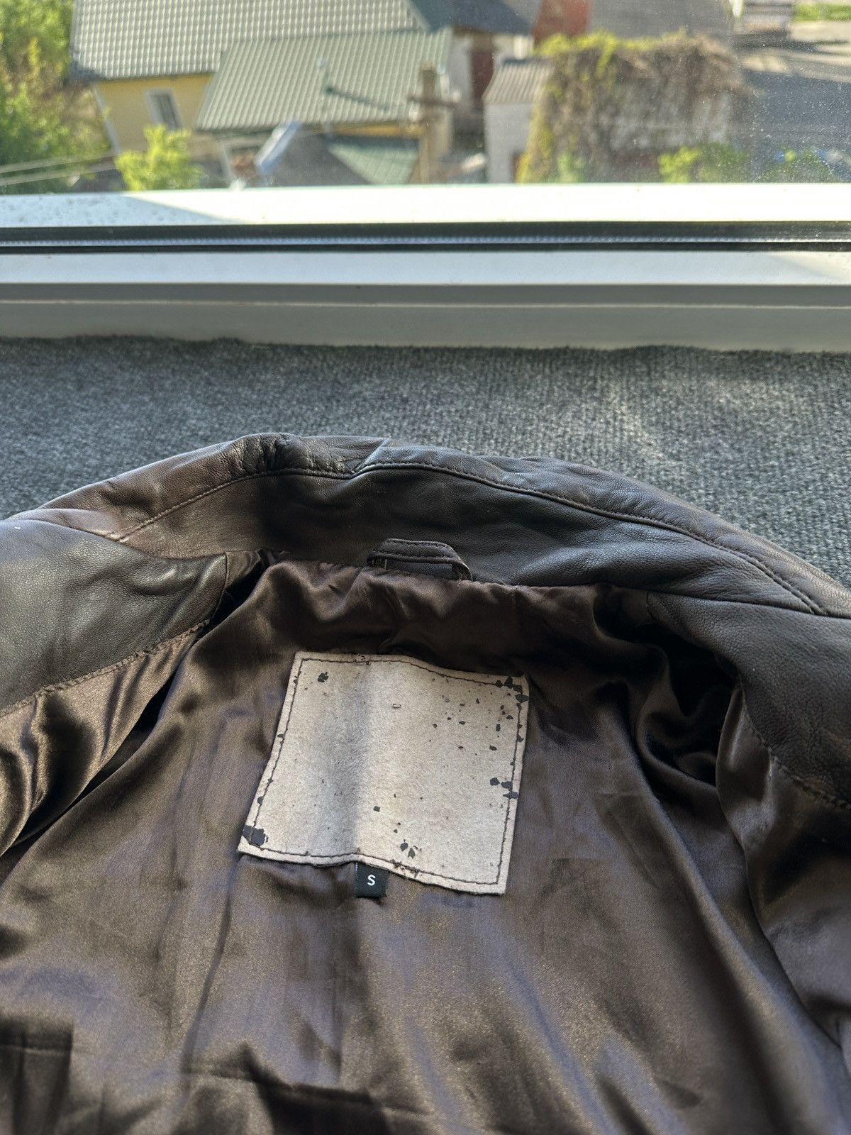 Other LEATHER TRENCH COAT 🚨 DARK BROWN LUXURY WOMEN SIZE S BUTTON Size S / US 4 / IT 40 - 11 Thumbnail