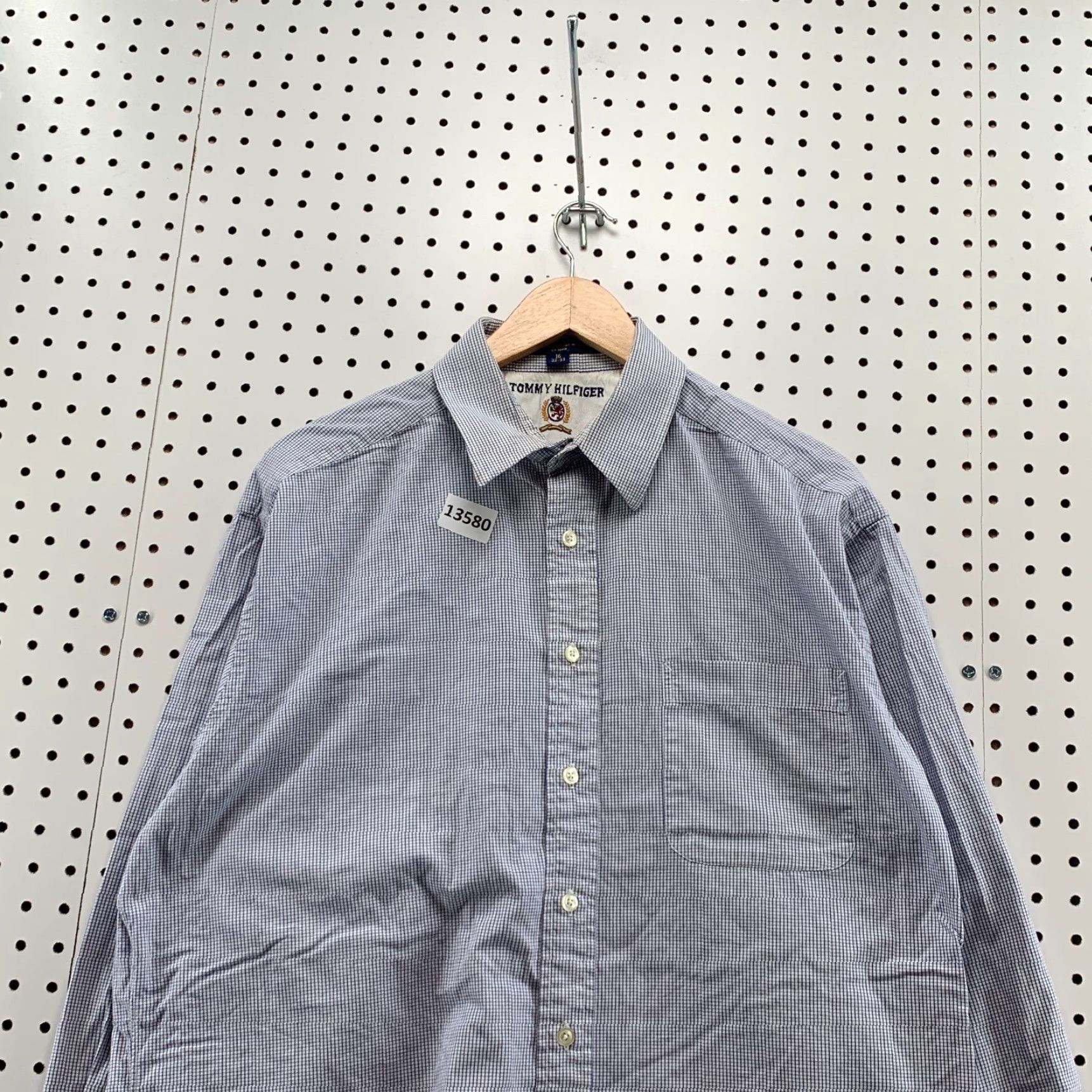 Tommy Hilfiger VINTAGE Tommy Hilfiger Shirt Men Plaid Long Sleeve Button-Down 16 32-33 Casual Workwear Size US L / EU 52-54 / 3 - 6 Thumbnail