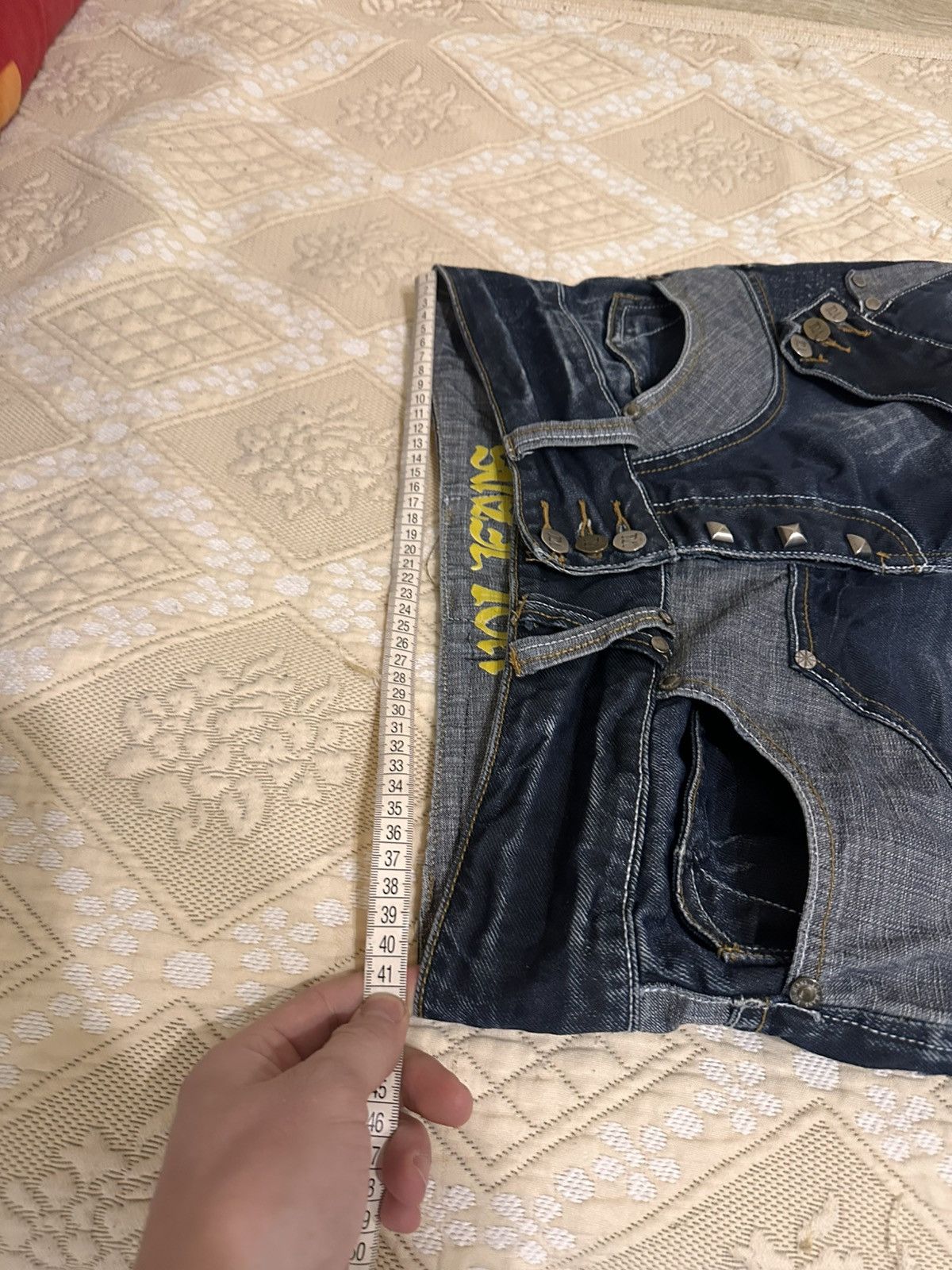 Voi Jeans 🔥 Voi Multipocket Patched Denim Jeans Y2K Hysteric Glamour Size US 34 / EU 50 - 8 Thumbnail