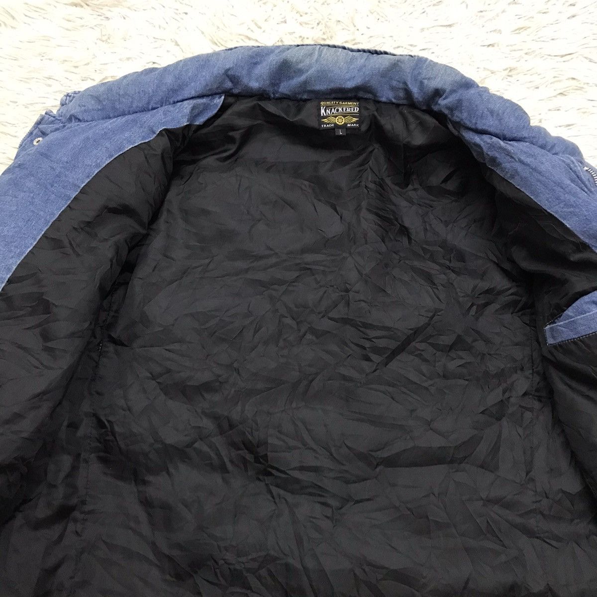 Japanese Brand Vintage Quality Garment Knackered Puffer Jacket Size US M / EU 48-50 / 2 - 12 Thumbnail