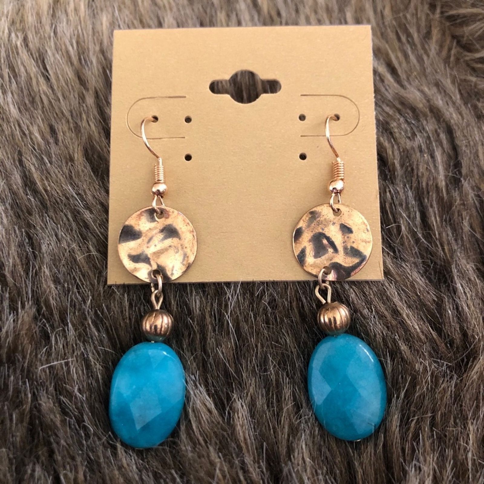 Vintage Vintage repurpose faceted glass dangle earrings Size ONE SIZE - 2 Thumbnail