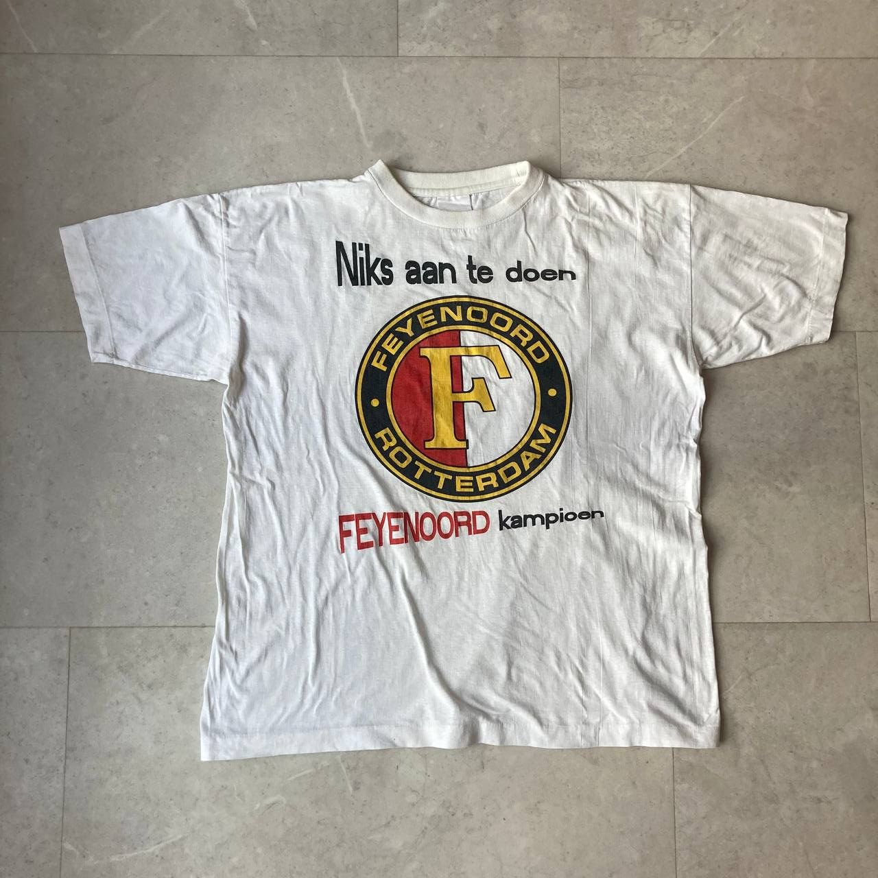 Vintage Vintage 90s Feyenoord Rotterdam Netherlands Soccer Football Size US M / EU 48-50 / 2 - 1 Thumbnail