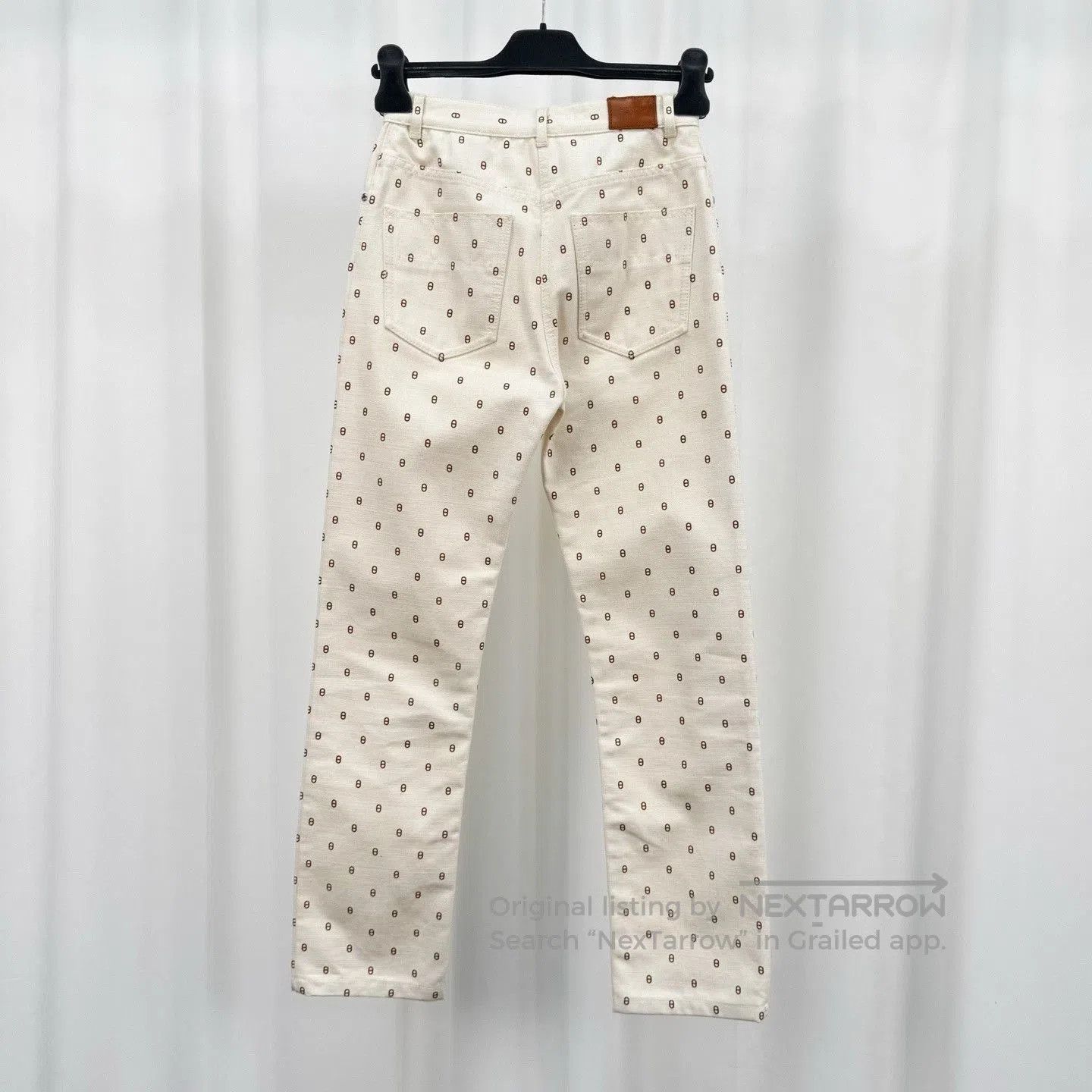 Hermes Hermes Pig Nose All-Over Print Jeans. Size US 34 / EU 50 - 2 Thumbnail