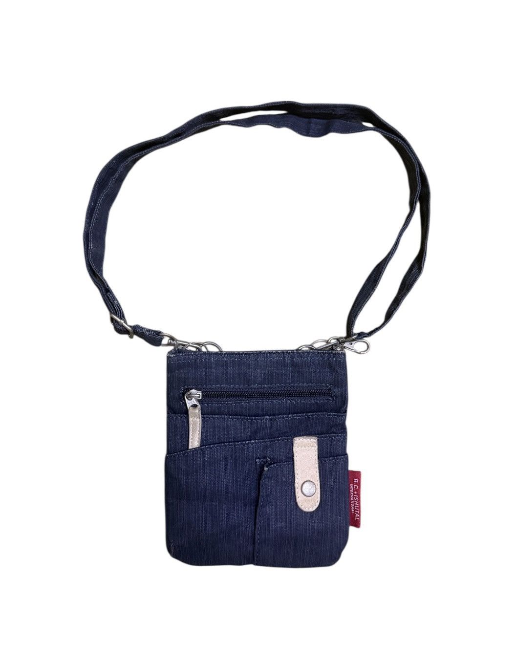 Japanese Brand B.C.+ISHUTAL Crossbody Bag Denim Size ONE SIZE - 1 Thumbnail