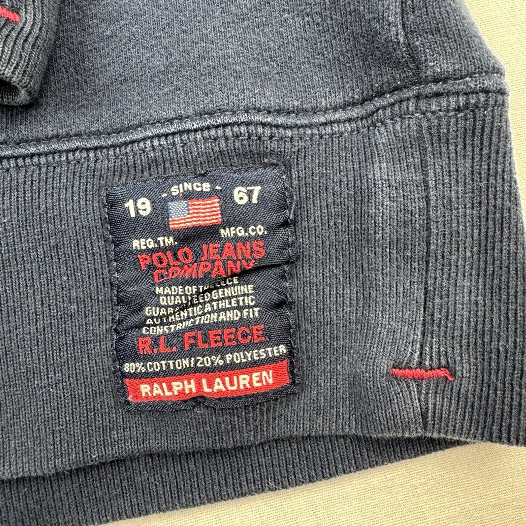 Vintage VINTAGE Polo Jeans Co Sweatshirt Shirt Adult 2XL Polo Jeans Co Crewneck Hipster 90s Y2K Blues Mens Size US XXL / EU 58 / 5 - 3 Thumbnail
