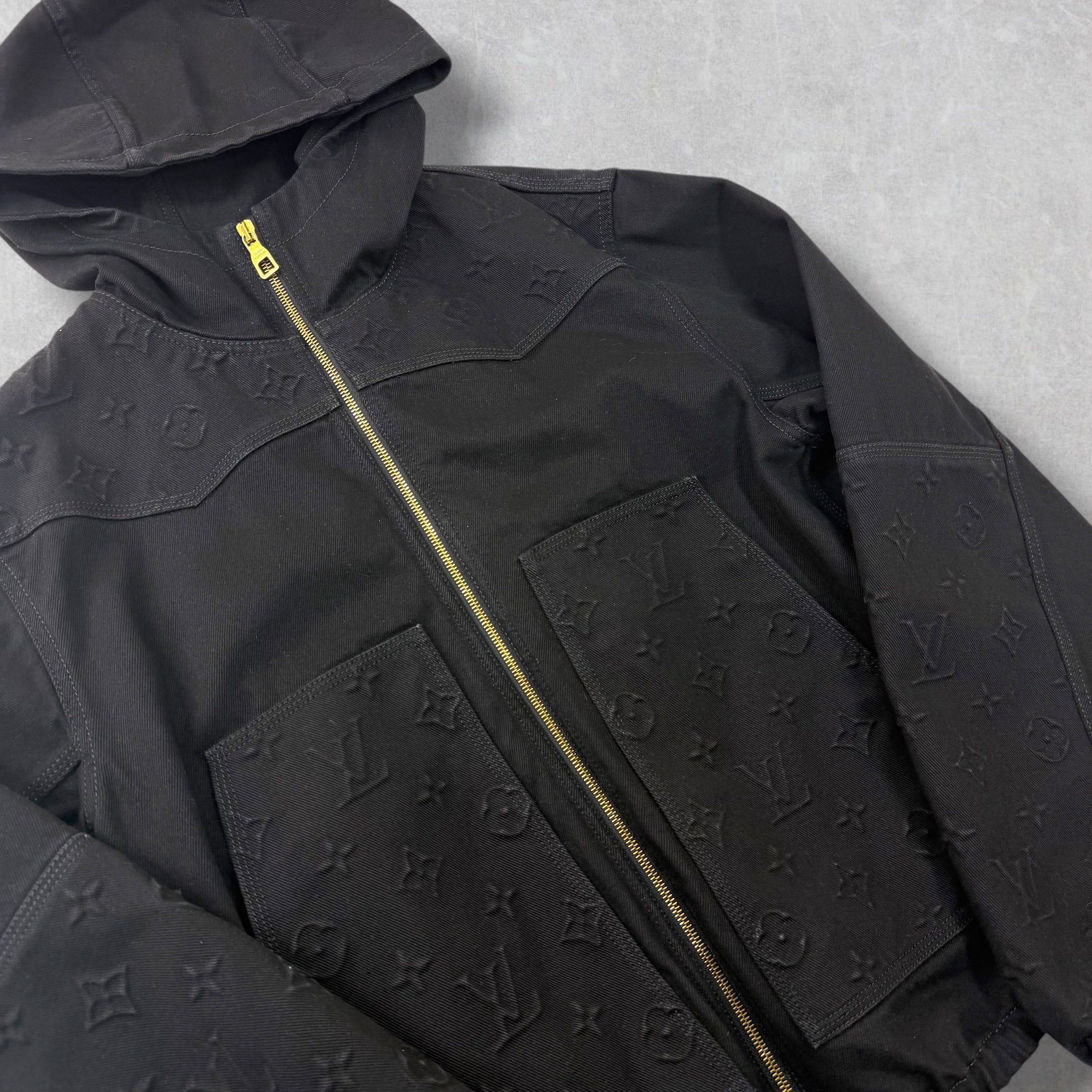 Louis Vuitton Louis Vuitton Monogram Hooded Work Jacket 50 (L) Size US L / EU 52-54 / 3 - 3 Thumbnail