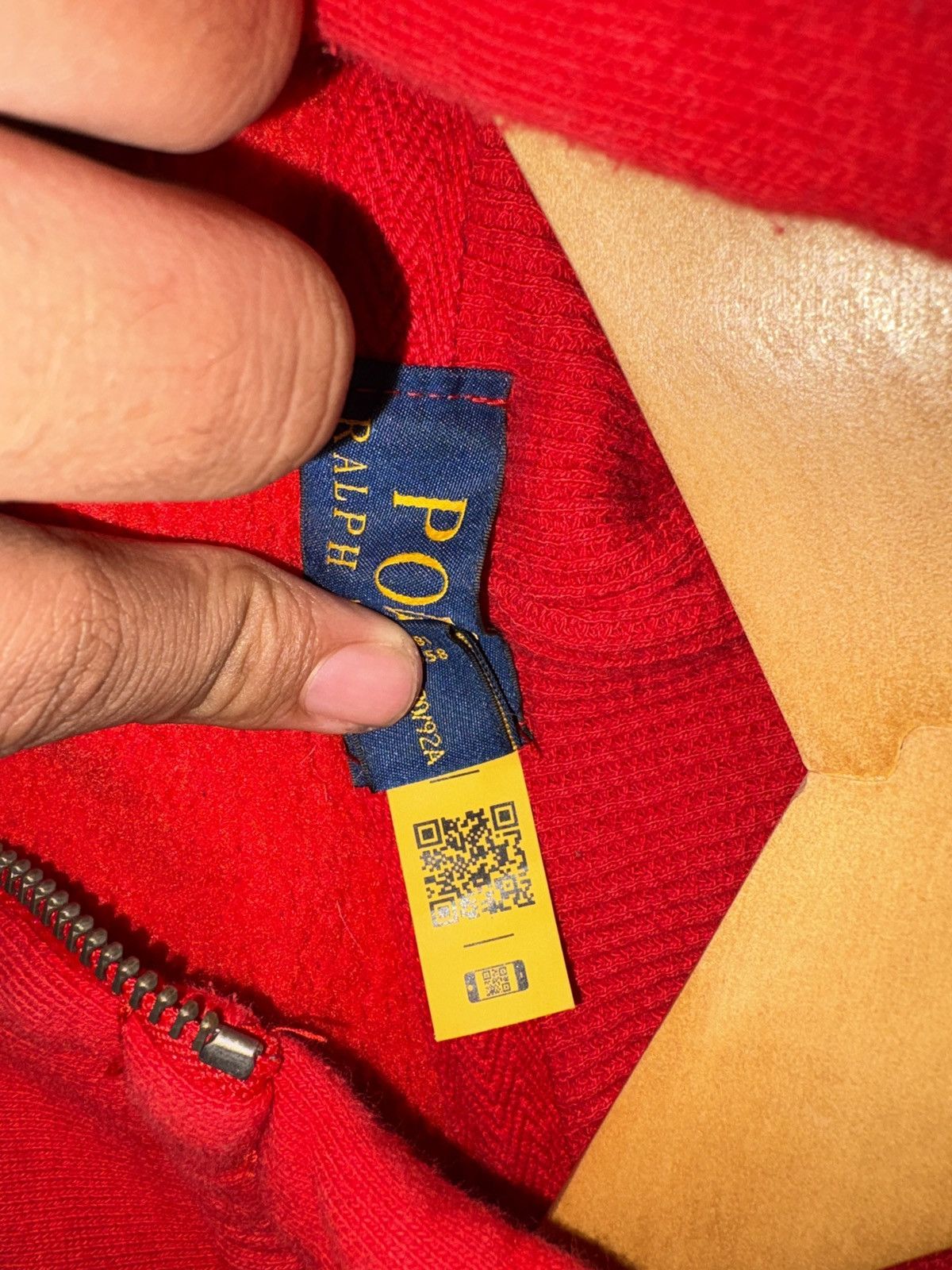 Ralph Lauren Double knit zip up