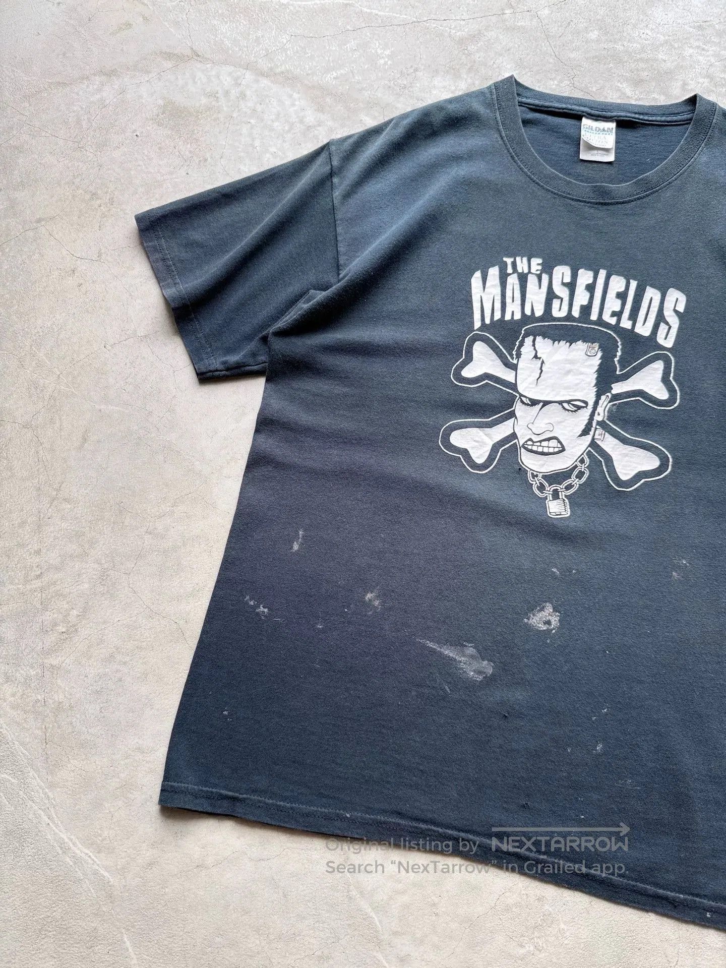 Vintage Vintage 90s The Mansfields Band Tee. Size US L / EU 52-54 / 3 - 3 Thumbnail