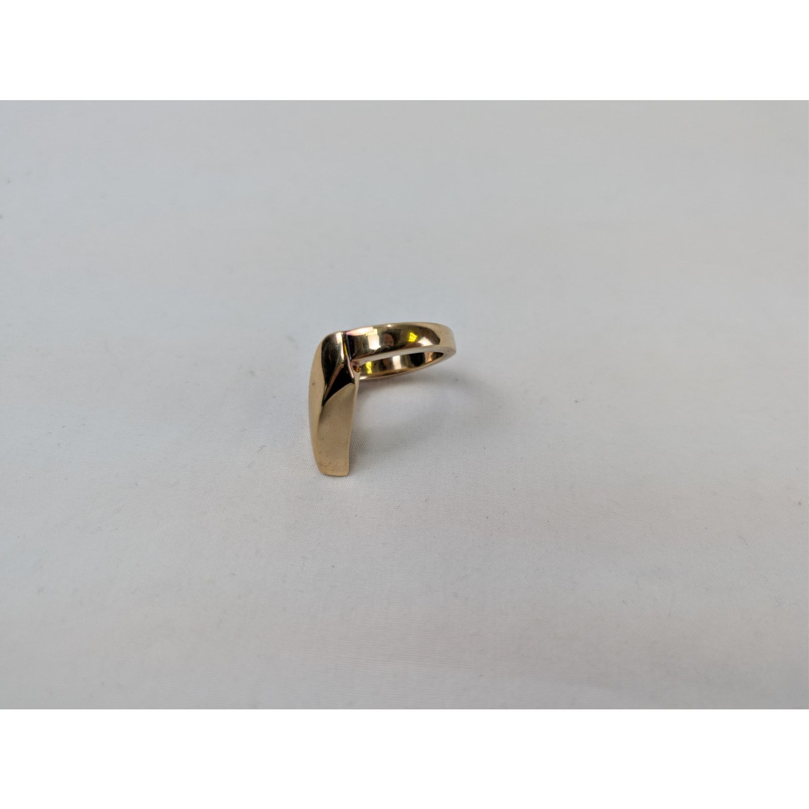 Bottega Veneta o1rshd1 Size: 19 / Gold F Sterling Silver Ring Yellow Gold Size ONE SIZE - 10 Thumbnail