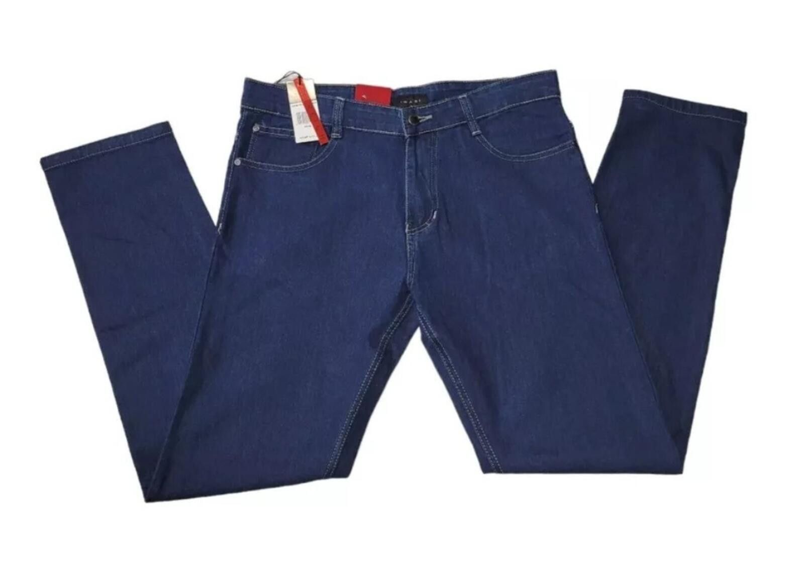 Other Straight Fit Jeans Mens Size 34 x 32 Mid Rise Blue Dark Wash Size US 34 / EU 50 - 5 Thumbnail