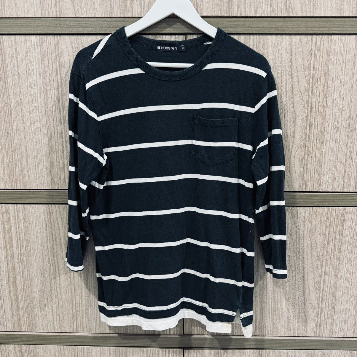 Hang Ten HANG TEN STRIPED TEE 3 Quater Sleeve Size US M / EU 48-50 / 2 - 1 Thumbnail