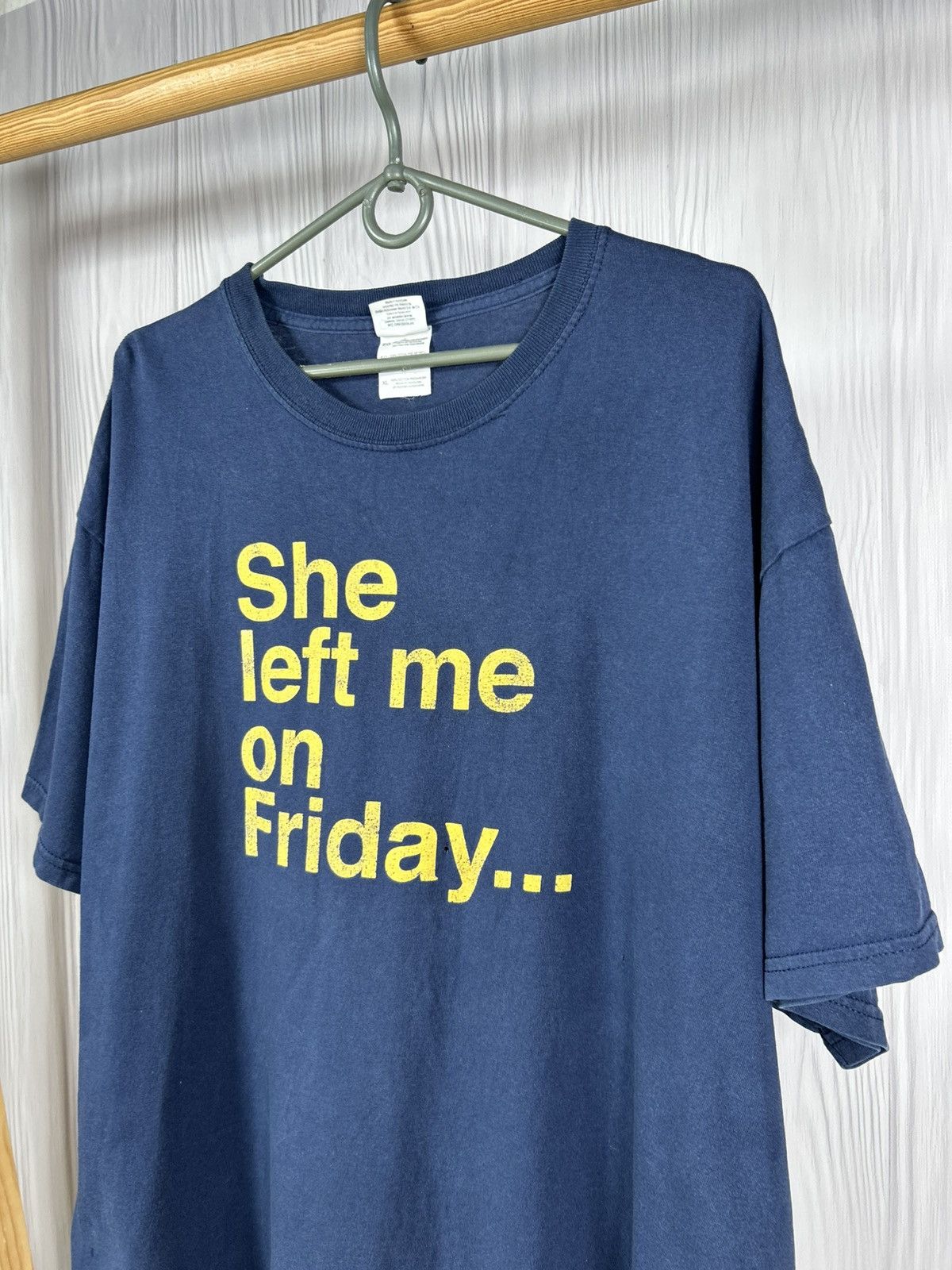 Band Tees Vintage Shed Seven “She Left Me On Friday…” Song T-Shirt XL Size US XL / EU 56 / 4 - 4 Thumbnail