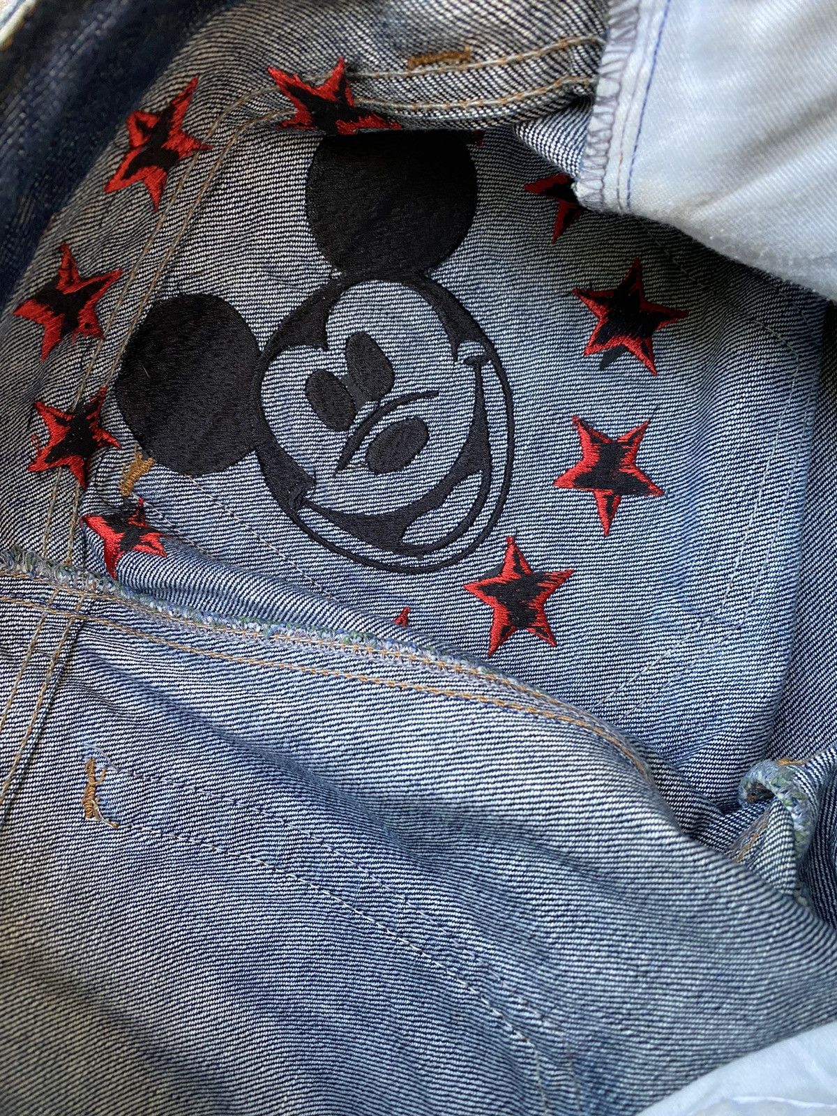 Iceberg × JNCO × Vintage Vintage Iceberg X Mickey Mouse Denim Jeans Size US 33 - 5 Thumbnail