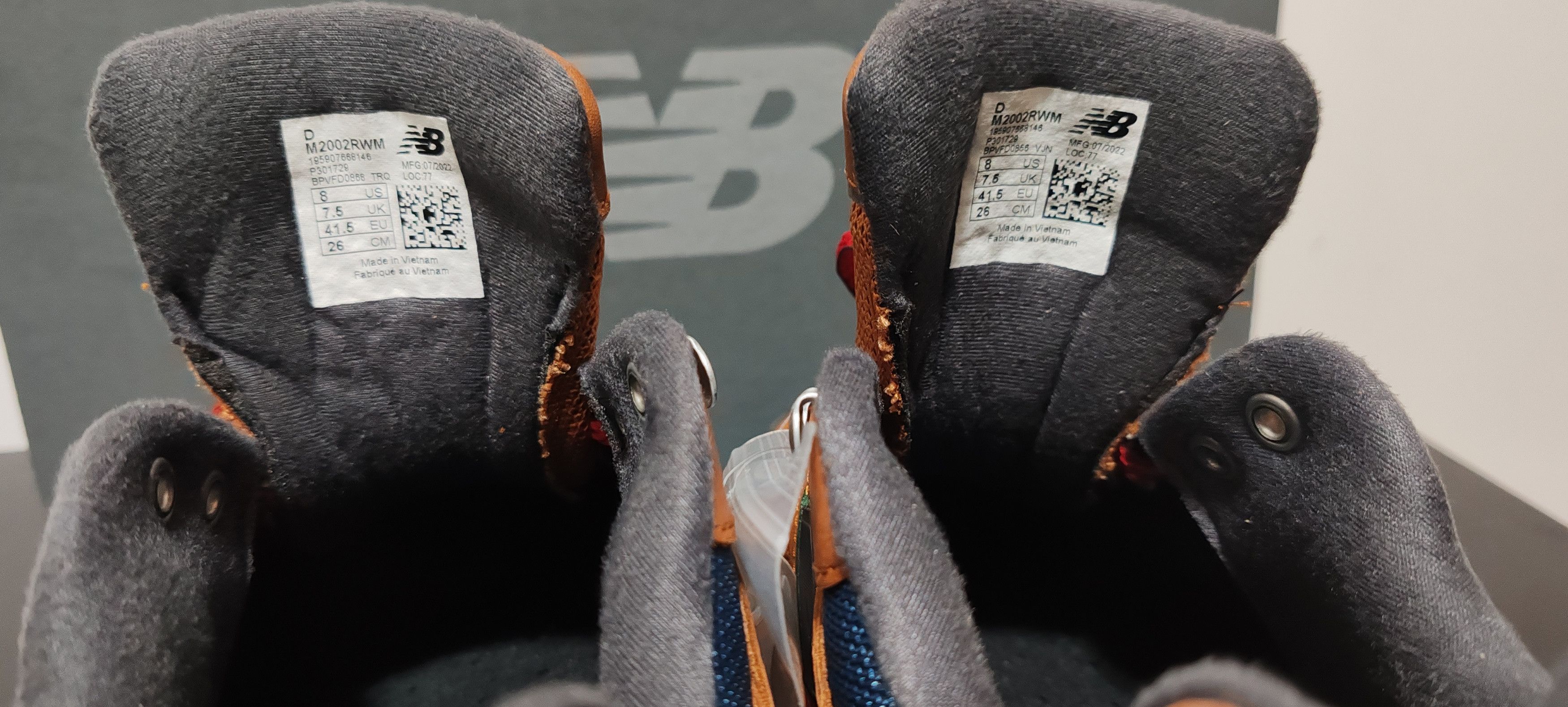 New Balance New Balance 2002 R Pack Baskets En Cuir Marron Tg: 41.5 Size US 8.5 / EU 41-42 - 4 Thumbnail